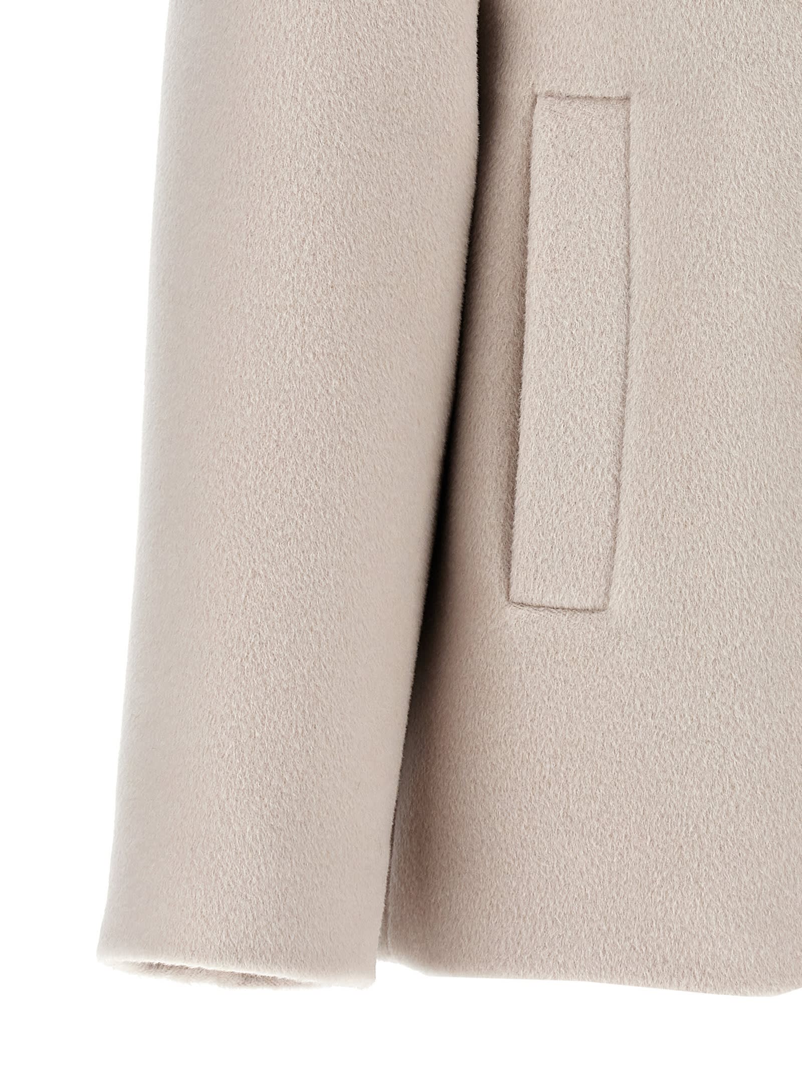 Max Mara Filovia Coats And Trench Coats Beige In Metallic