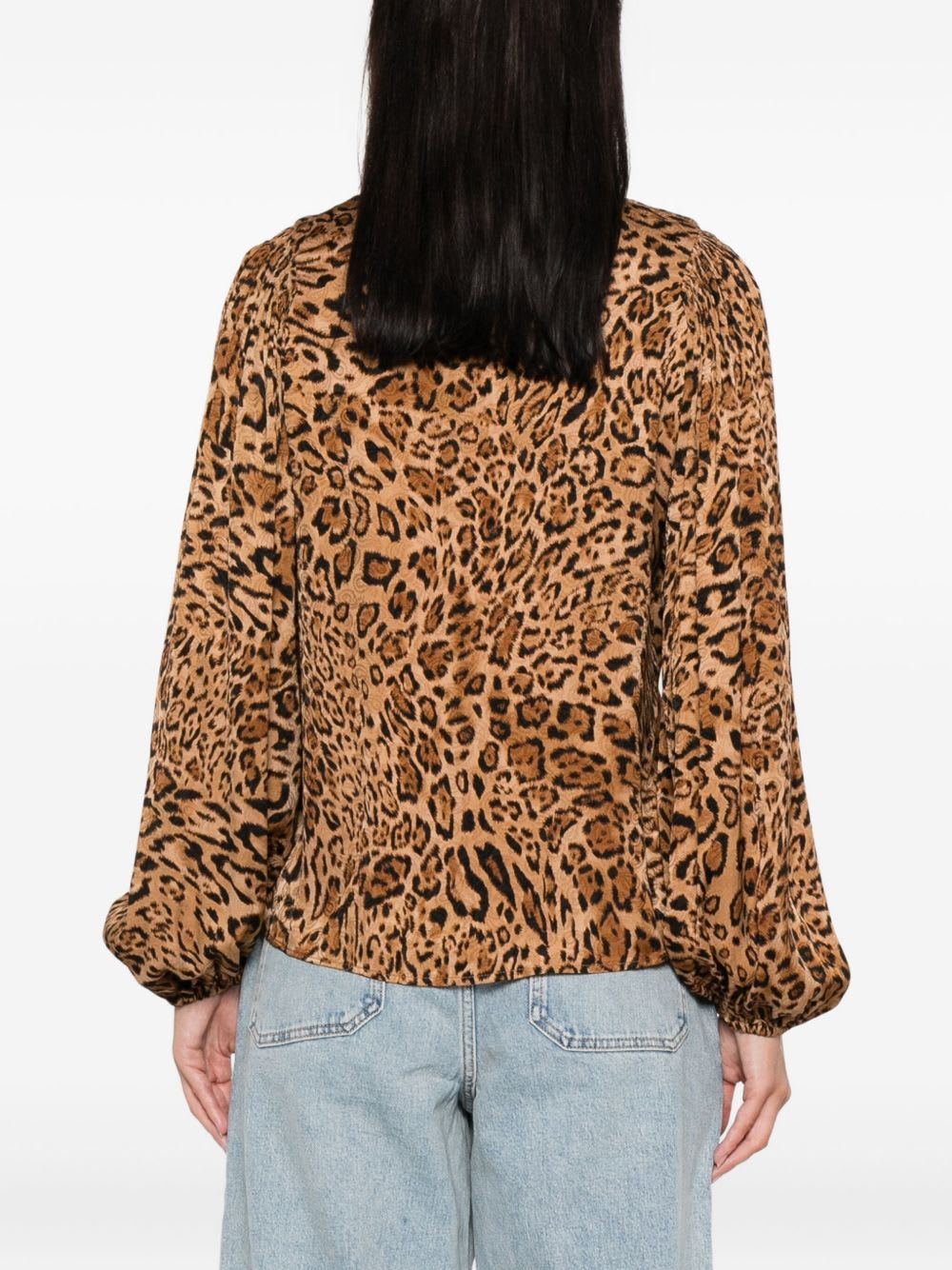 Twinset Printed Shirt In Brown