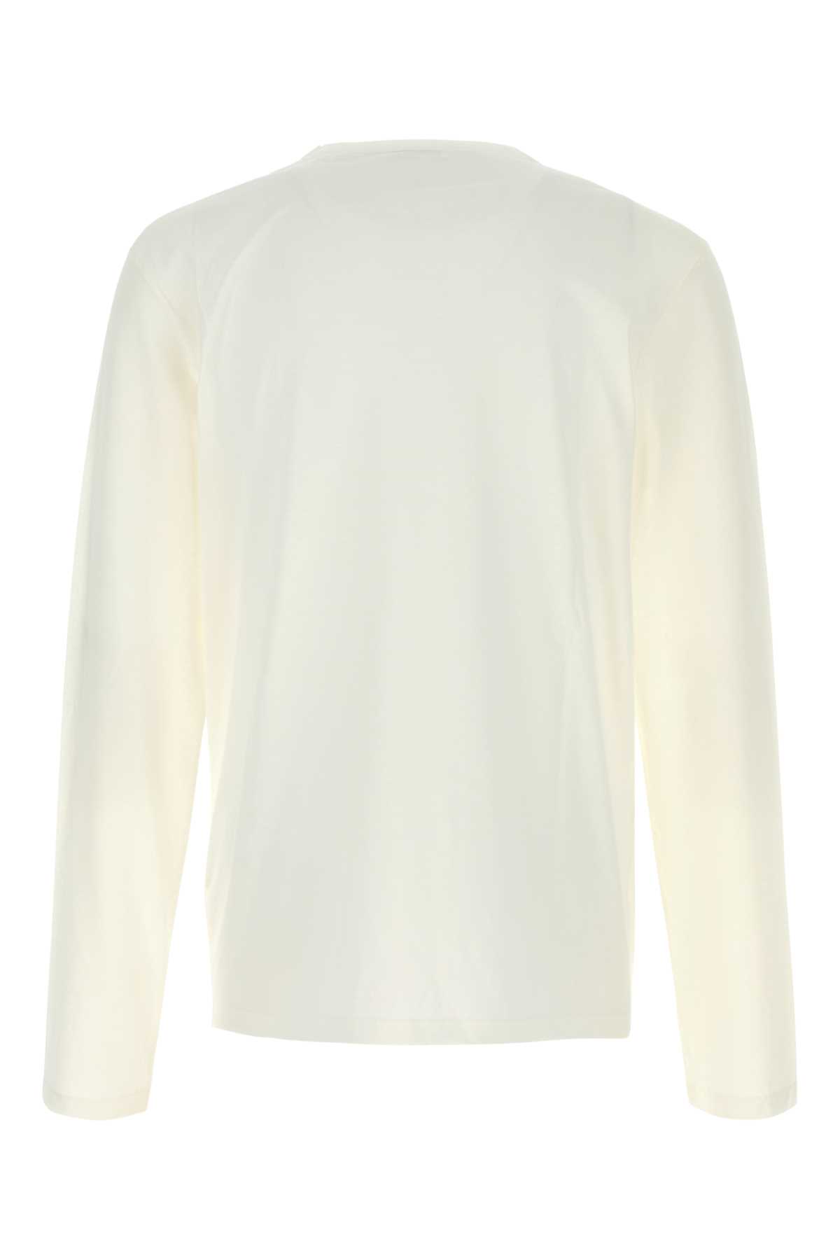 Jil Sander White Cotton T-shirt