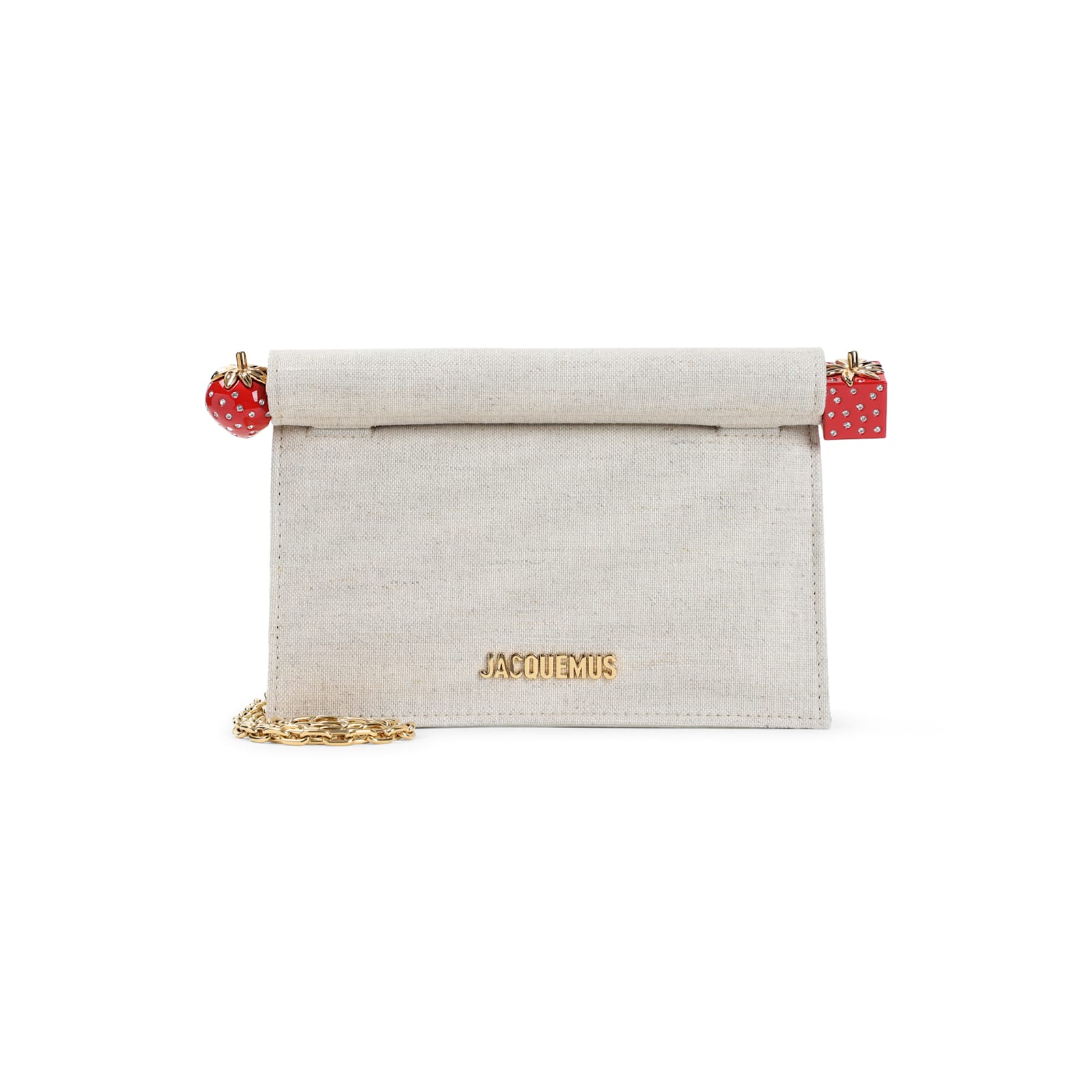 Jacquemus La Petite Pochette Rond C In Gray