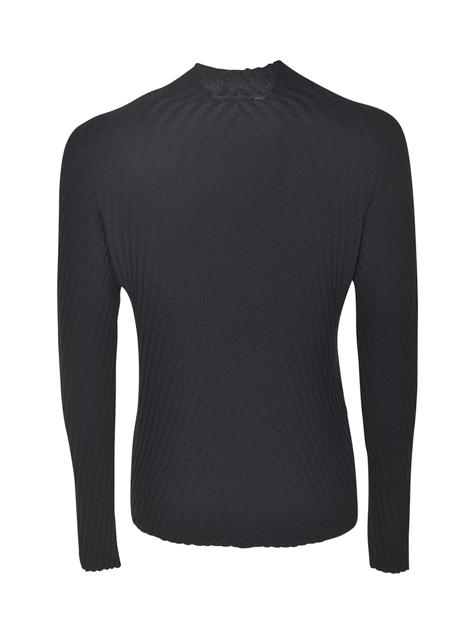 Shop Giorgio Armani Round Neck Sweater In Ub108