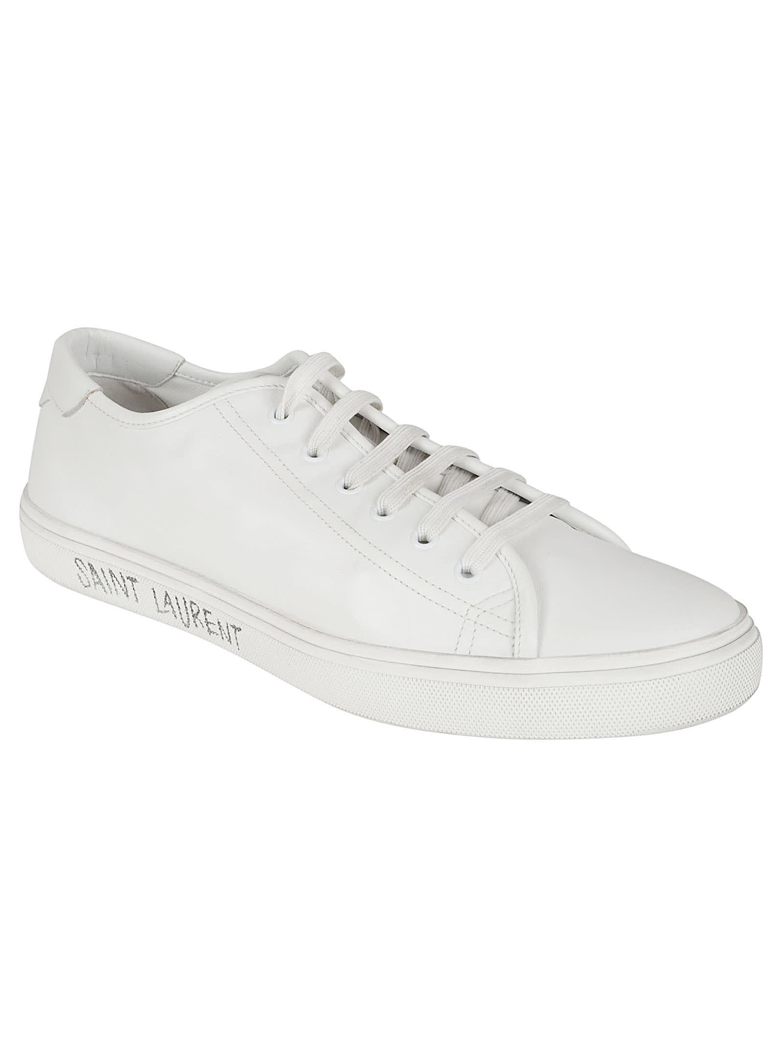 Shop Saint Laurent Malibu L T Sneakers In Optic White
