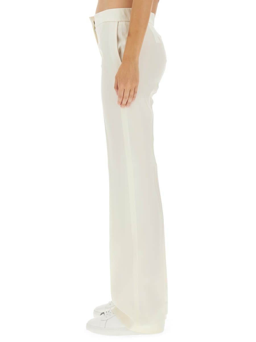 Shop Fabiana Filippi Flare Fit Pants In White