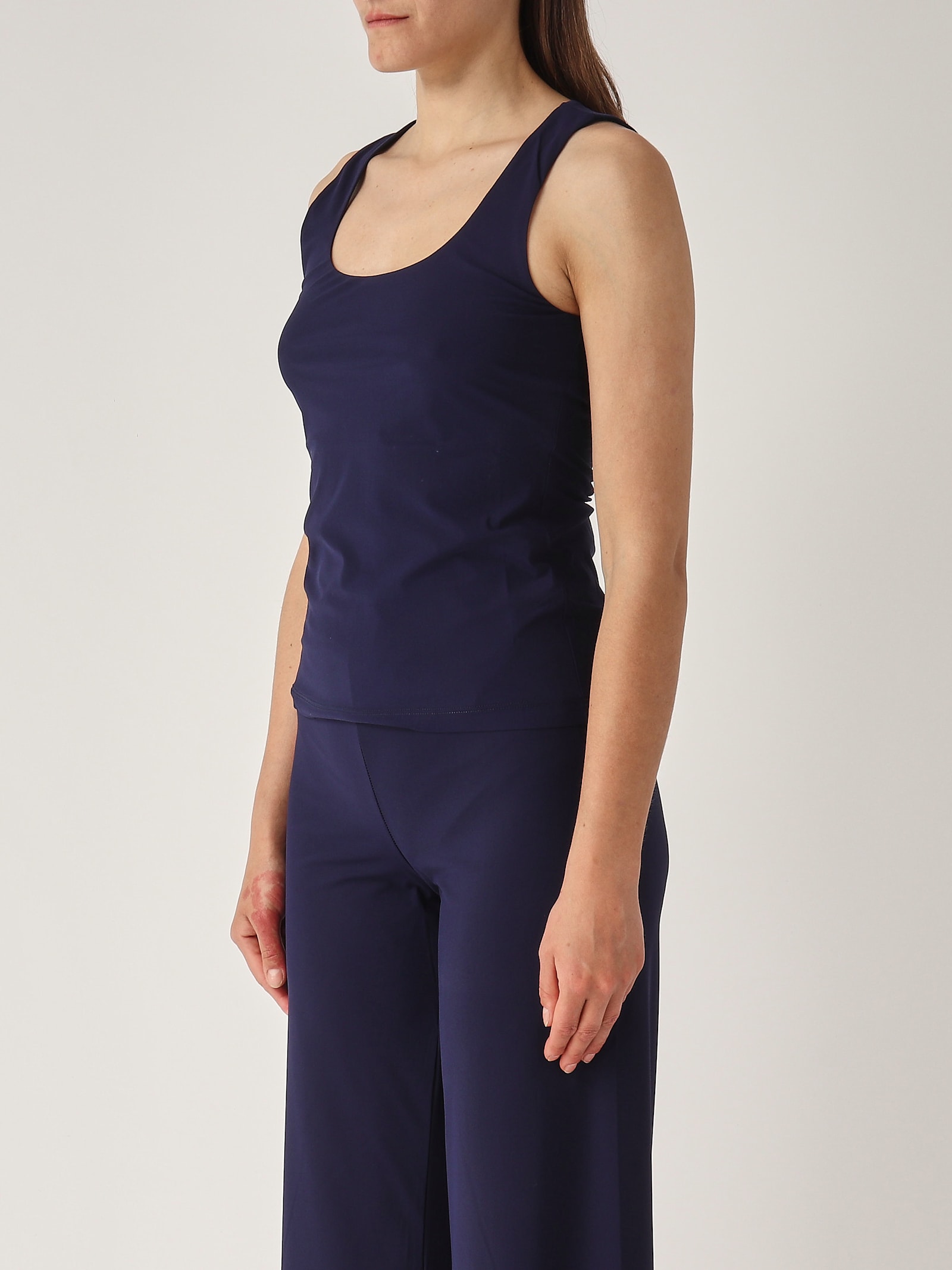 Maliparmi Top Soft Jersey Top-wear In Blue