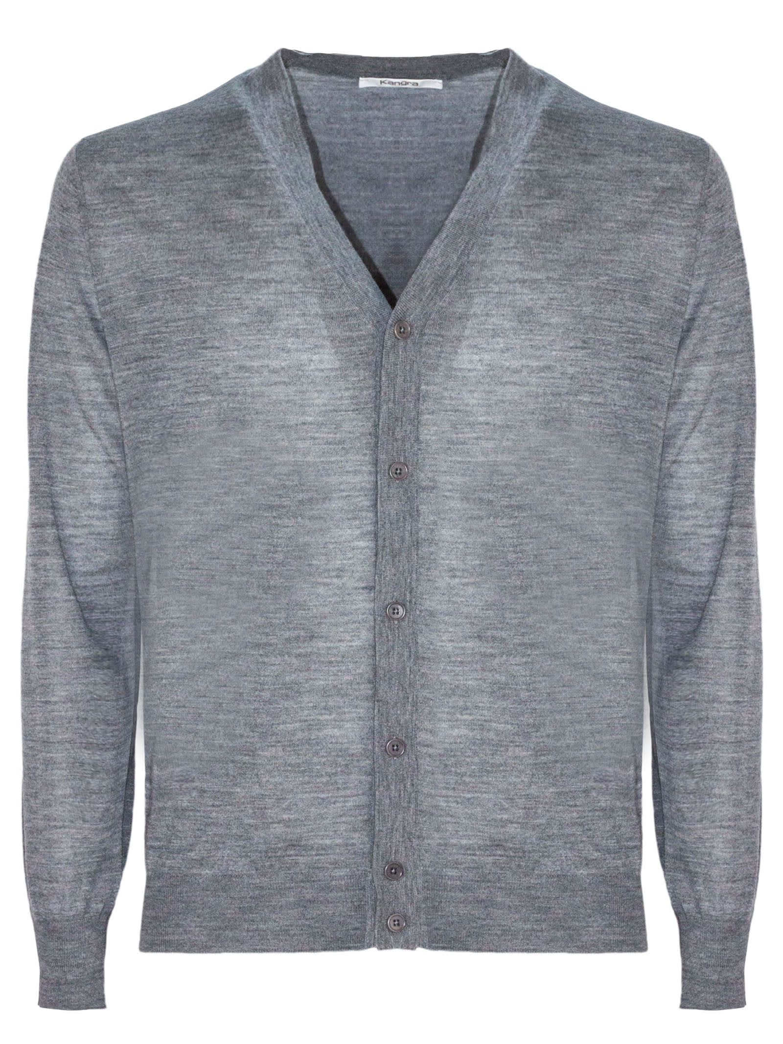 Grey Wool Cardigan