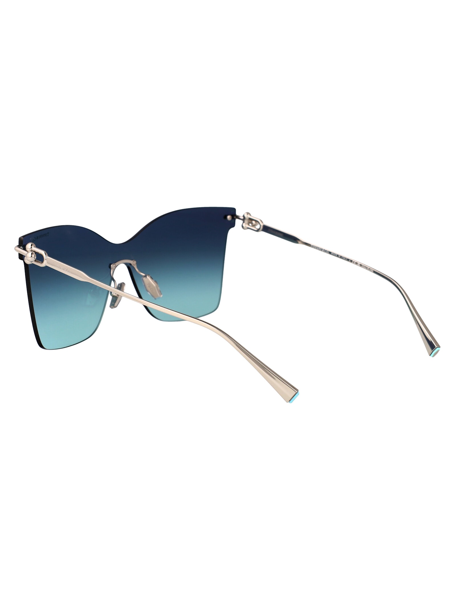 Tiffany & Co. 0tf3103k Sunglasses In 62139s Silver Gold Plated