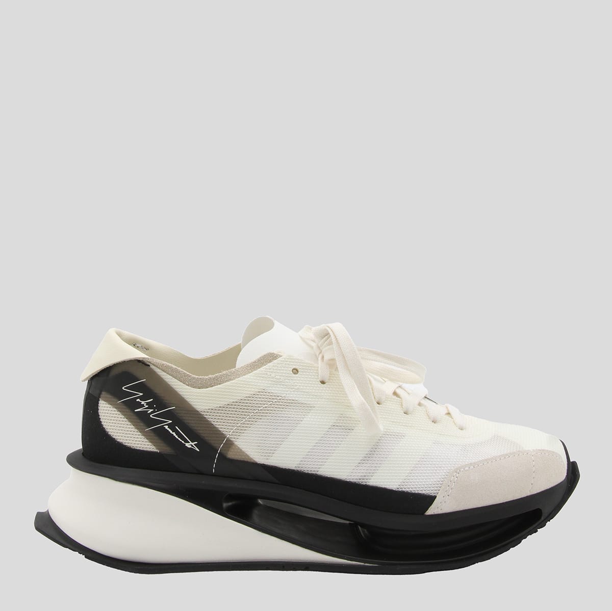 Shop Y-3 Off White Sneakers In Multicolour
