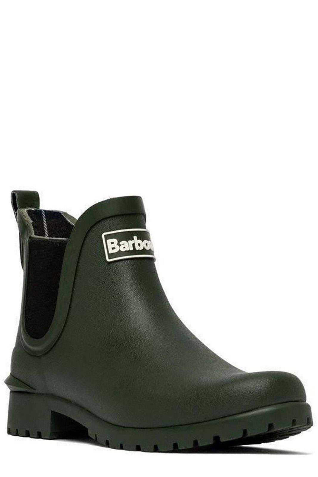 Shop Barbour Wilton Chelsea Ankle Boots In Verde
