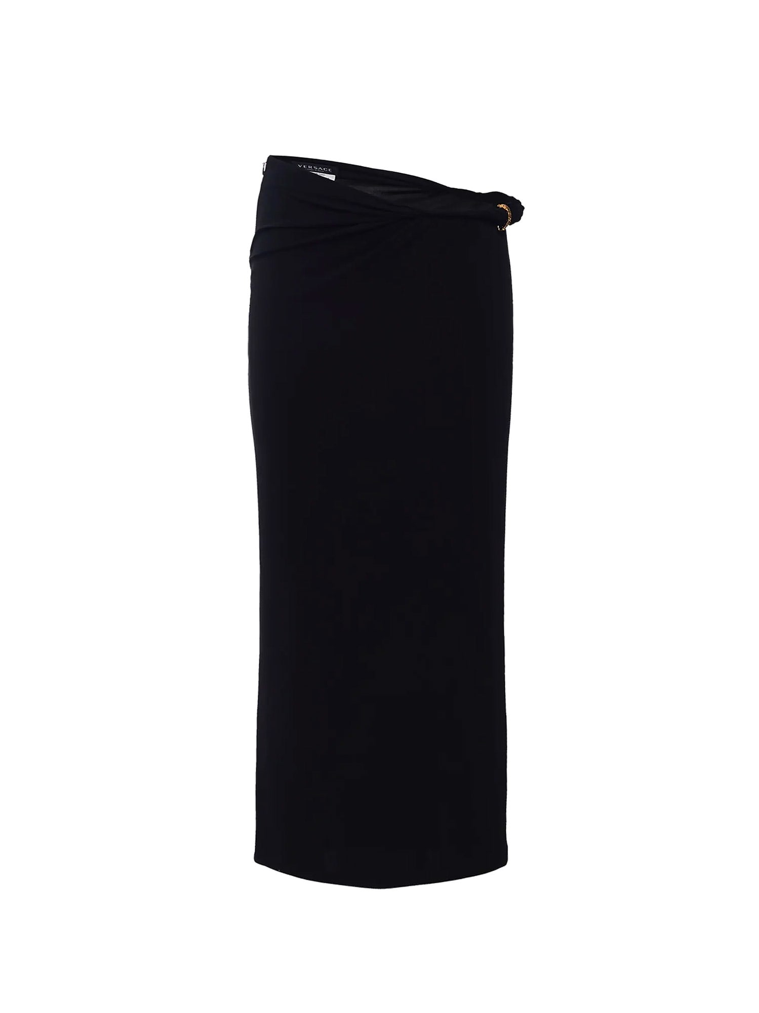 Shop Versace Skirt In Black