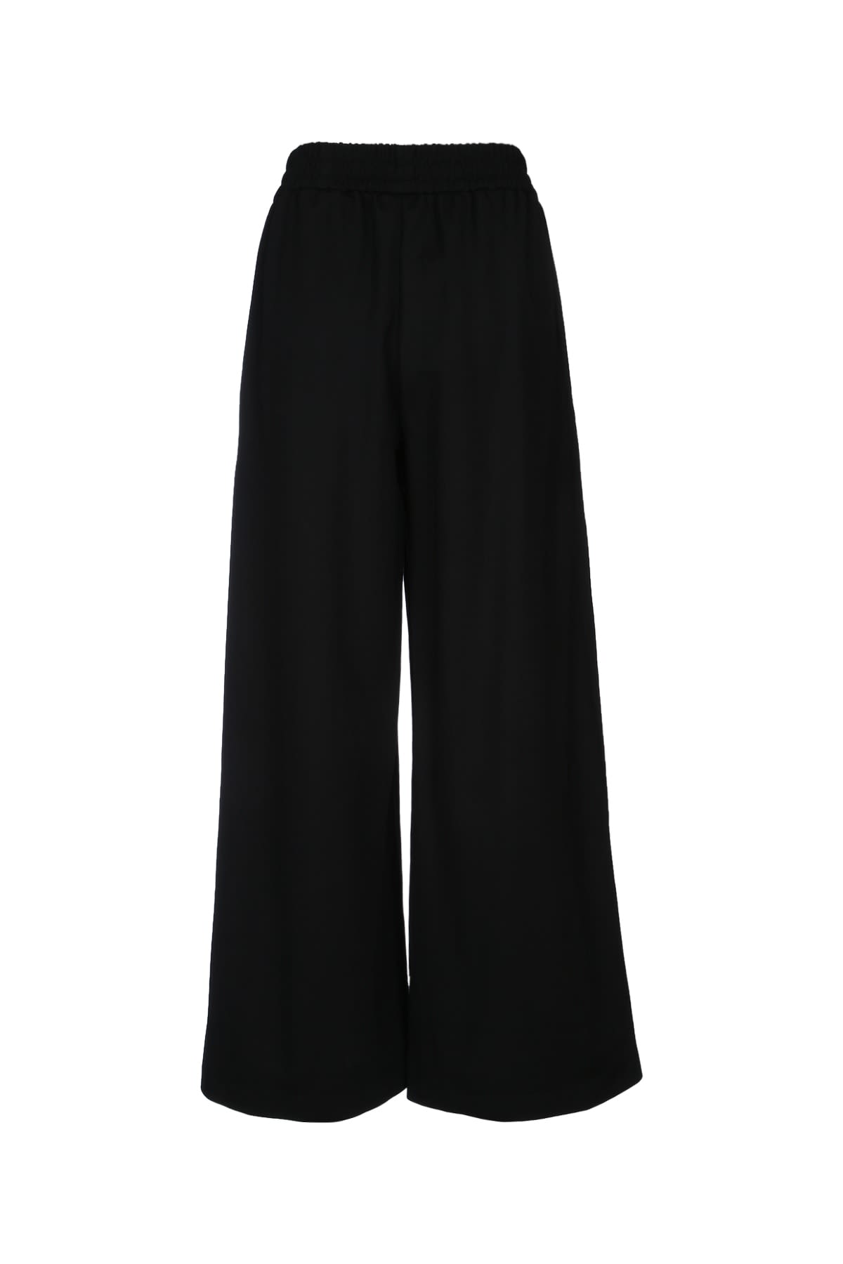 Shop Harris Wharf London Women Palazzo Jogging Trousers Rayon In Black