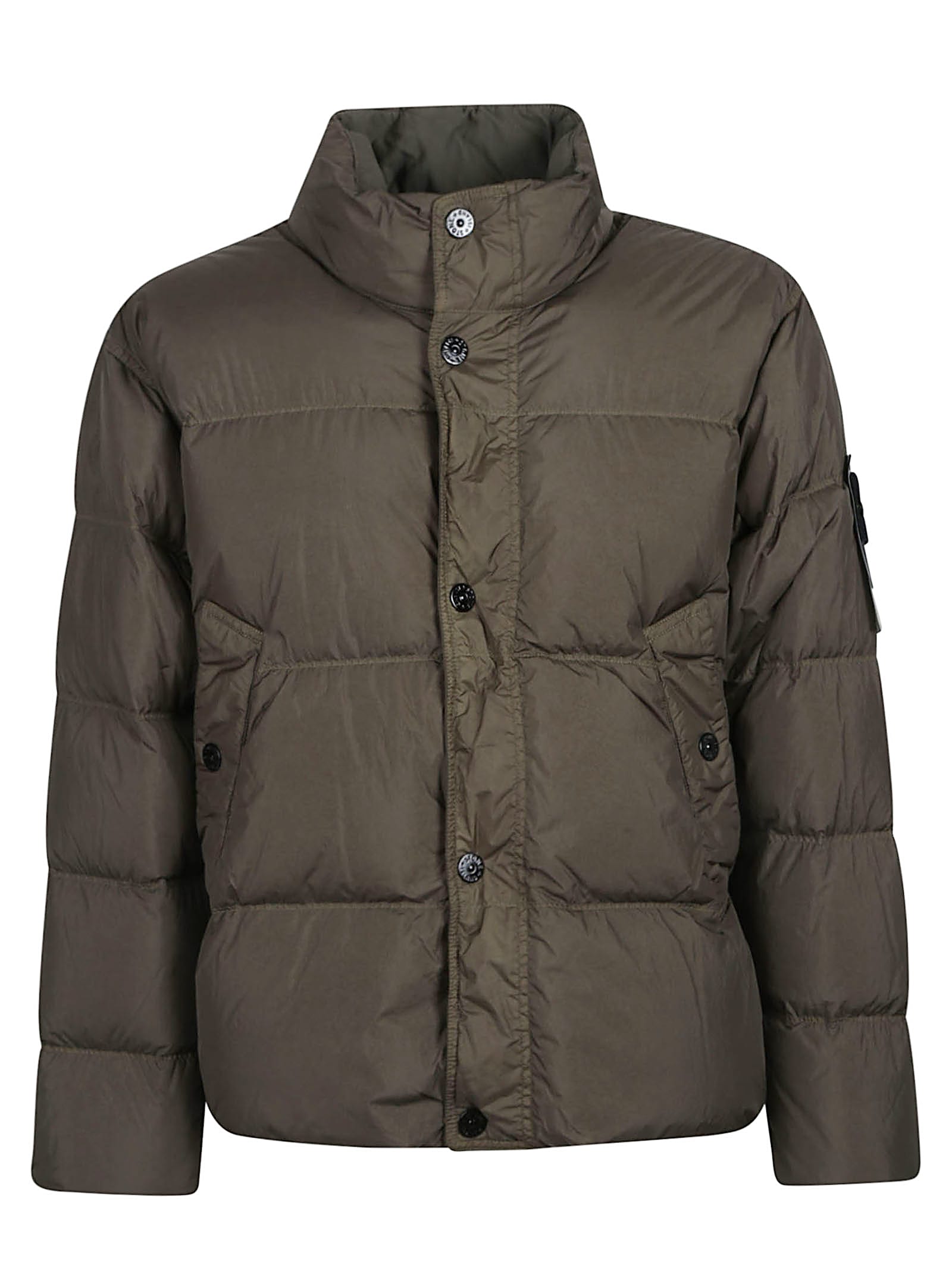 Stone Island Rds Bomber Jacket In Brown