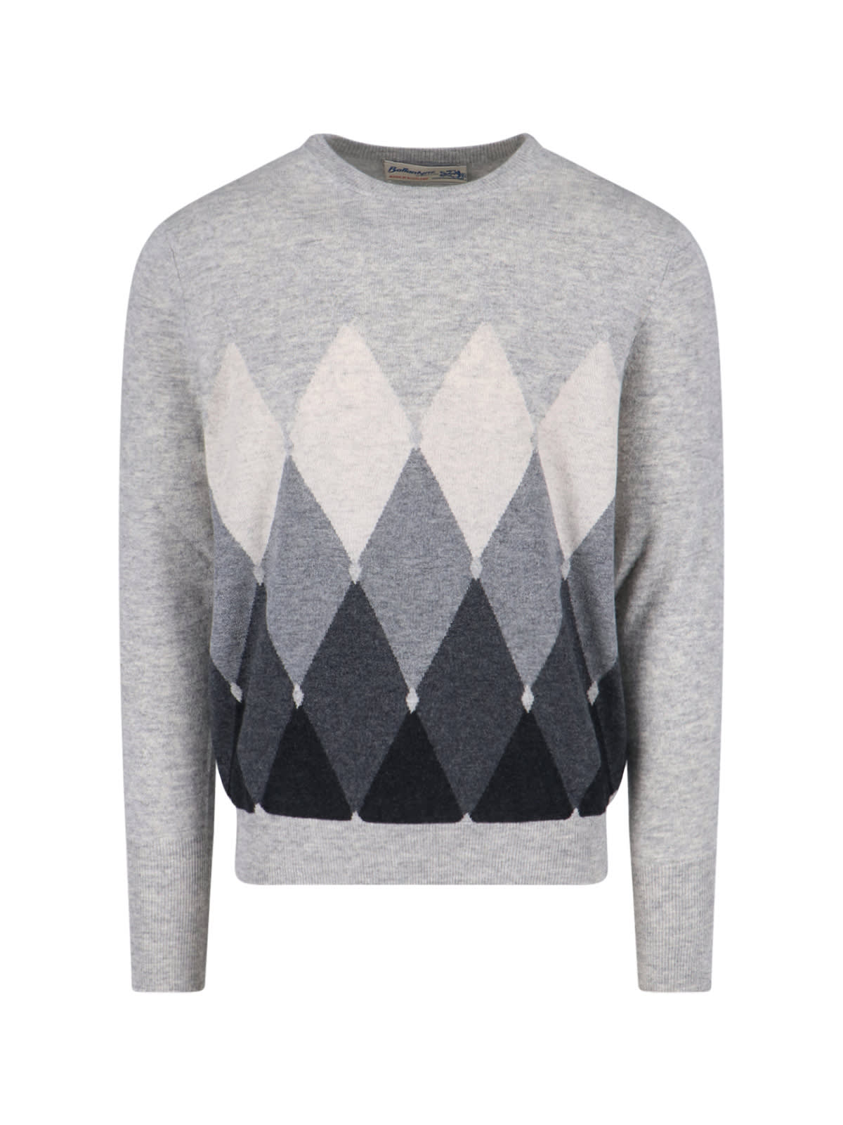 Ballantyne Cashmere Sweater In Gray