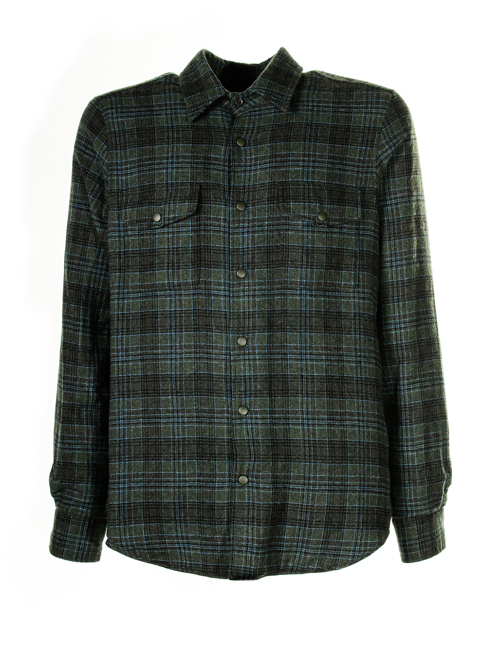 Aspesi Shirt With Checked Pattern In Militare