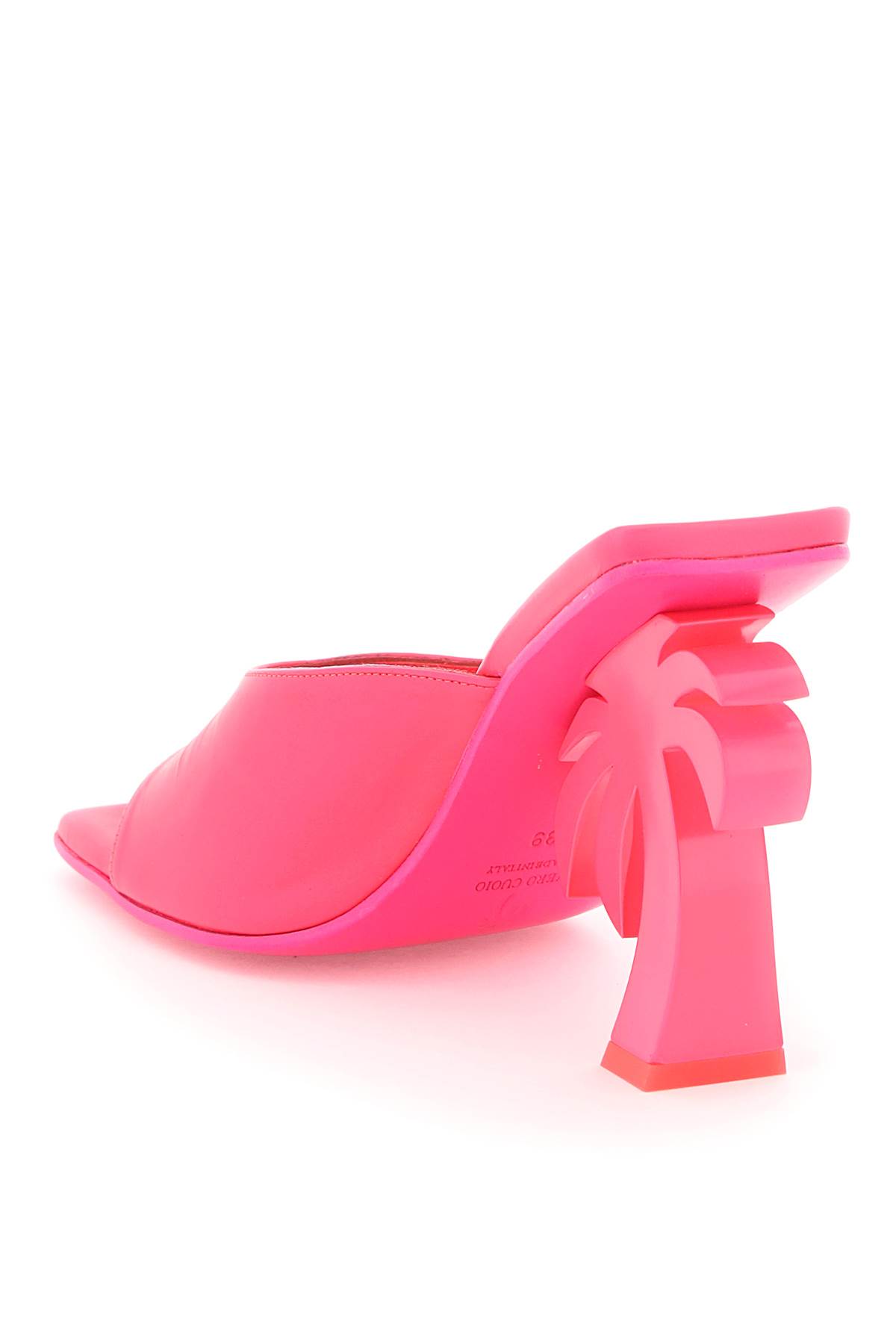 Shop Palm Angels Palm Heel Mules In Pink