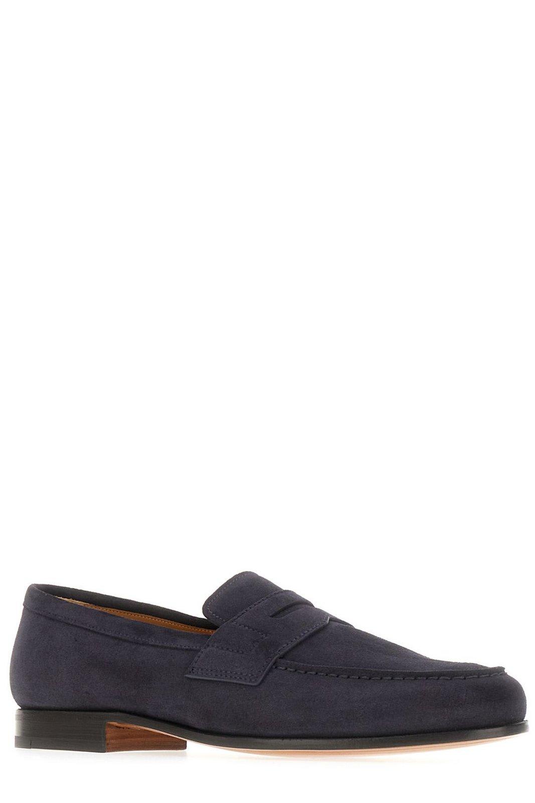 Shop Church's Round-toe Slip-on Loafers In Blue