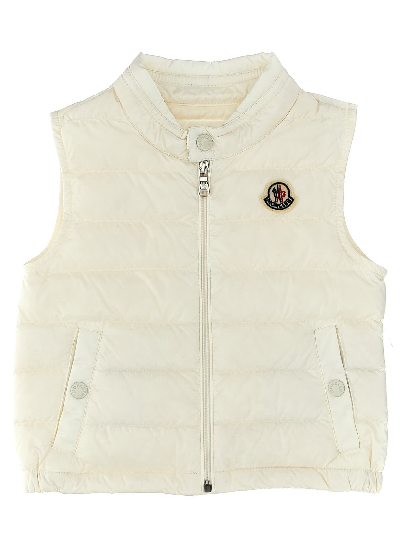 Moncler Babies' New Amaury Vest In White