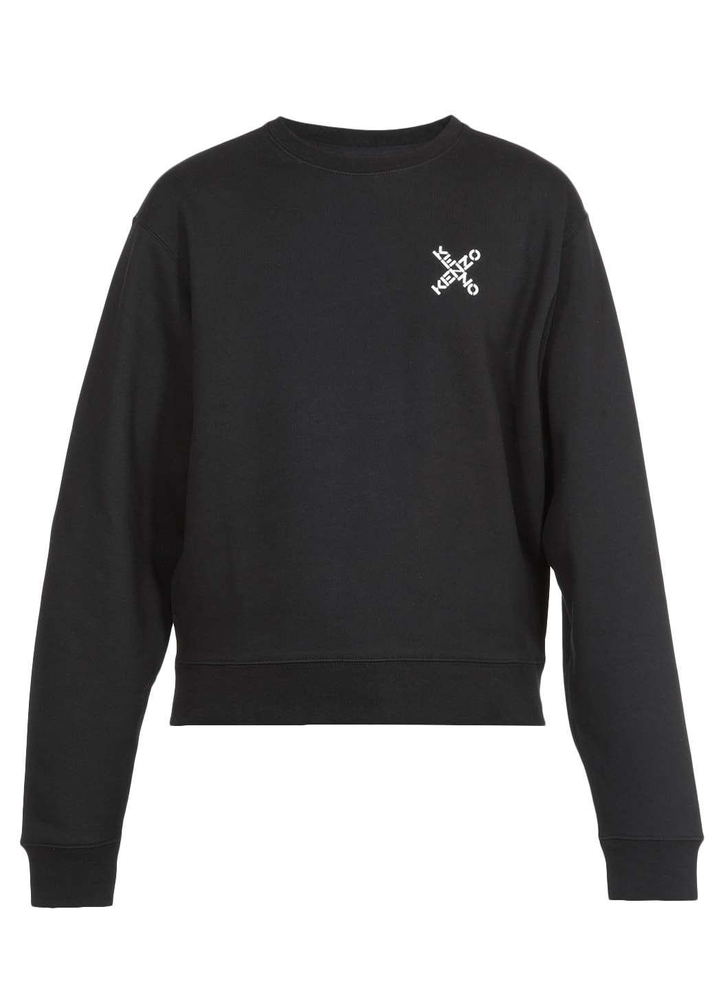 Kenzo Cotton Blend Swearshirt With Logo