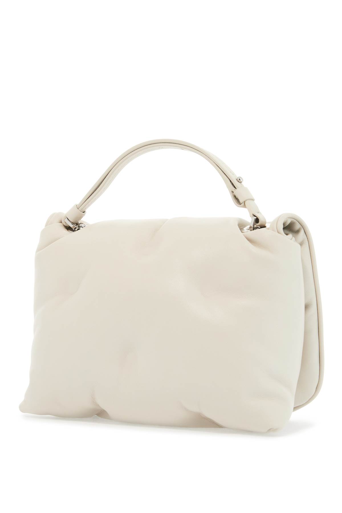 Shop Maison Margiela Glam Slam Small Flap Bag In Greige