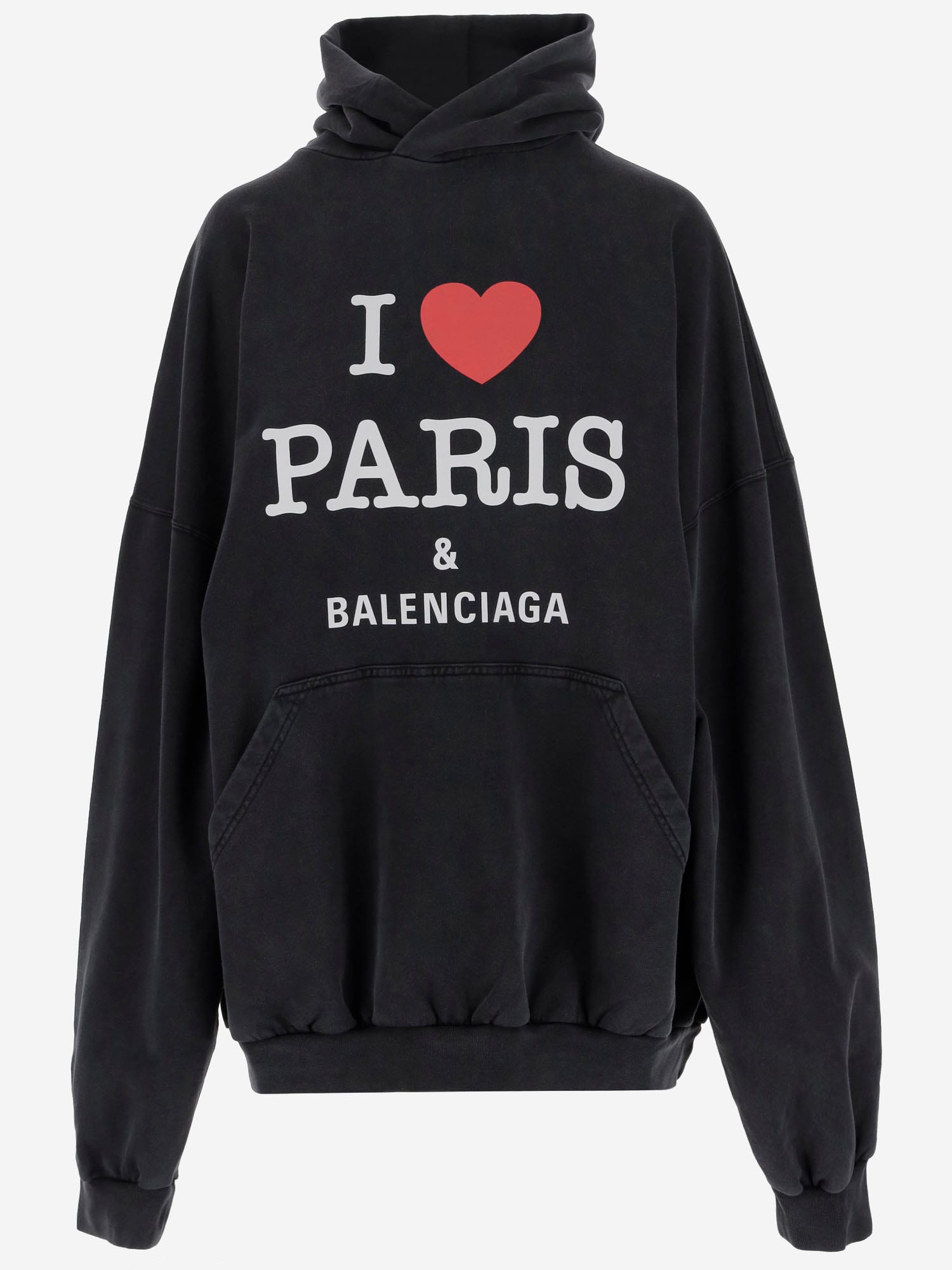 I Love Paris & Balenciaga Cotton Sweatshirt