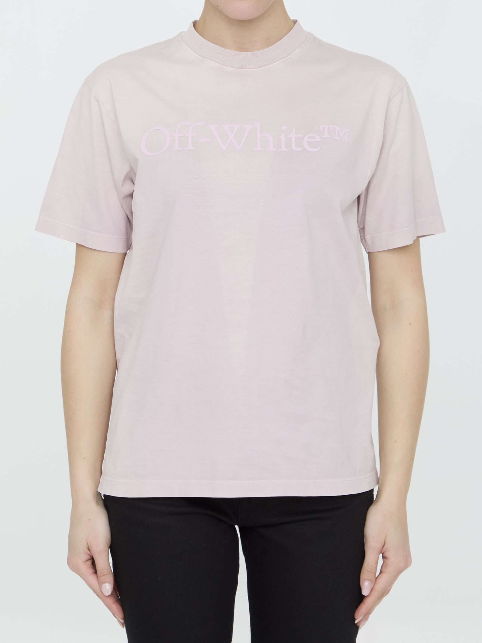 Off-white Laundry Casual T-shirt In Lilac