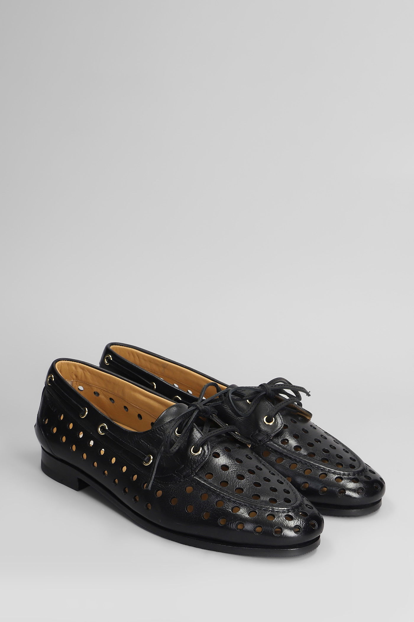 Bally Parcy Fo Loafers In Black Leather In Black