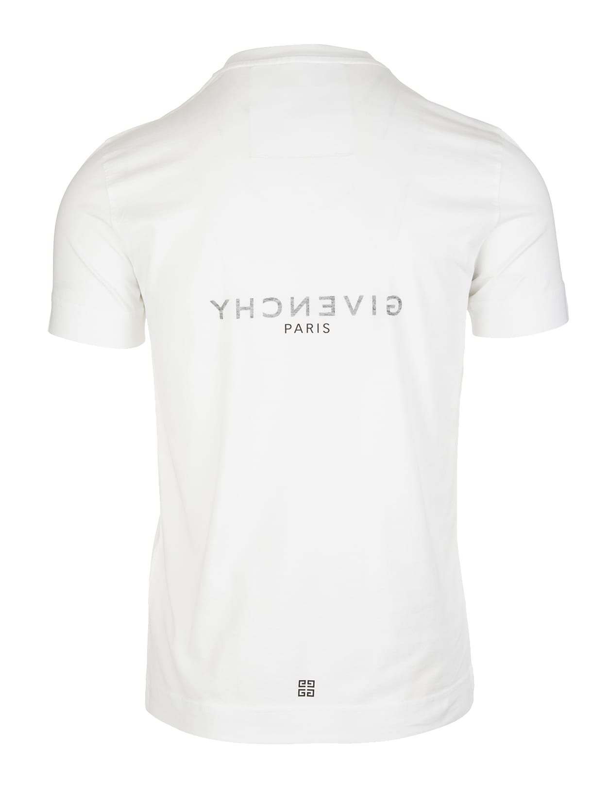 Shop Givenchy White Slim Fit  Reverse T-shirt