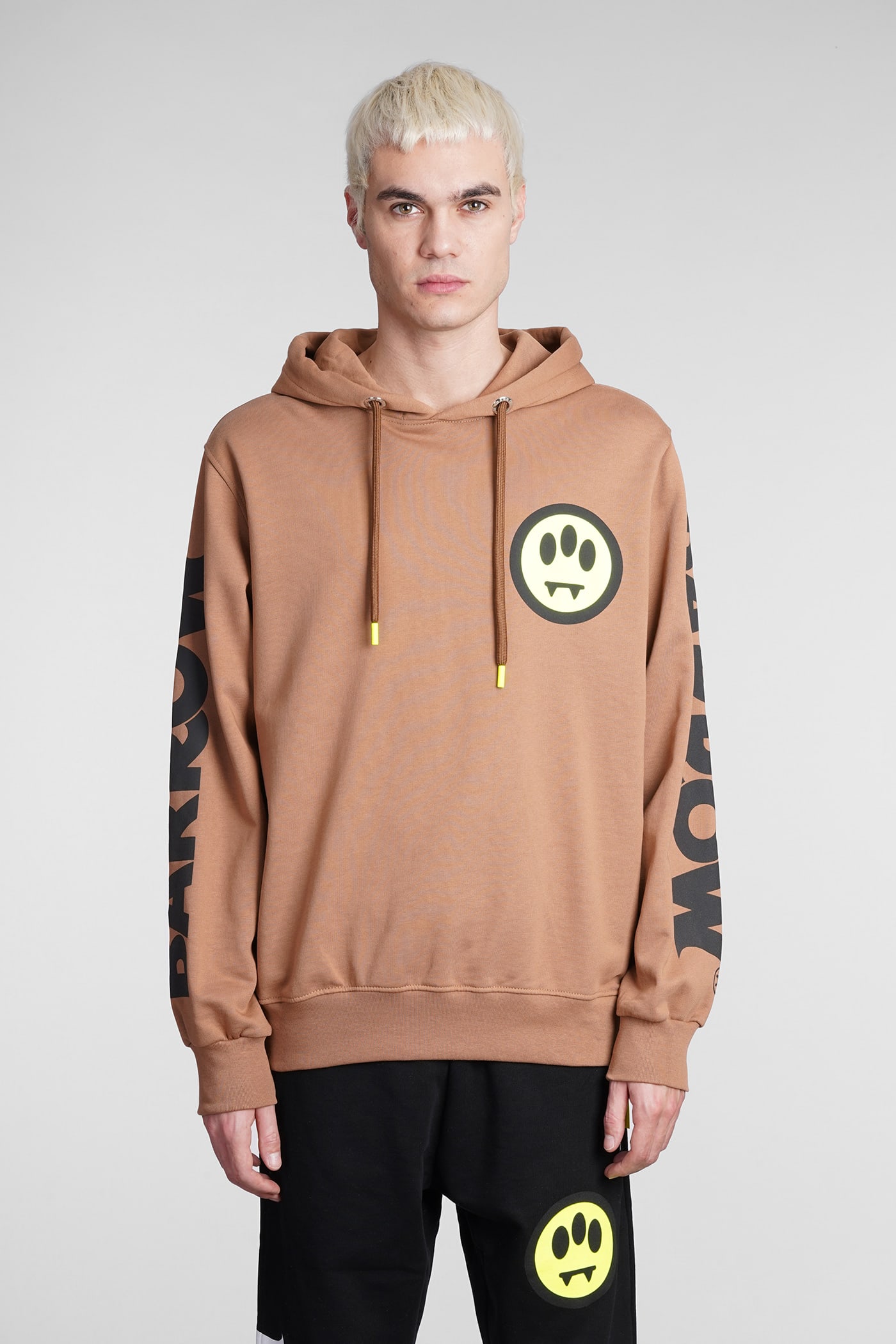 BARROW SWEATSHIRT IN BROWN COTTON