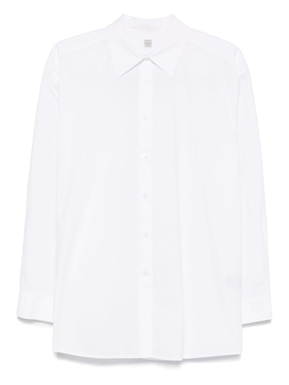 Totême Cotton Shirt In White
