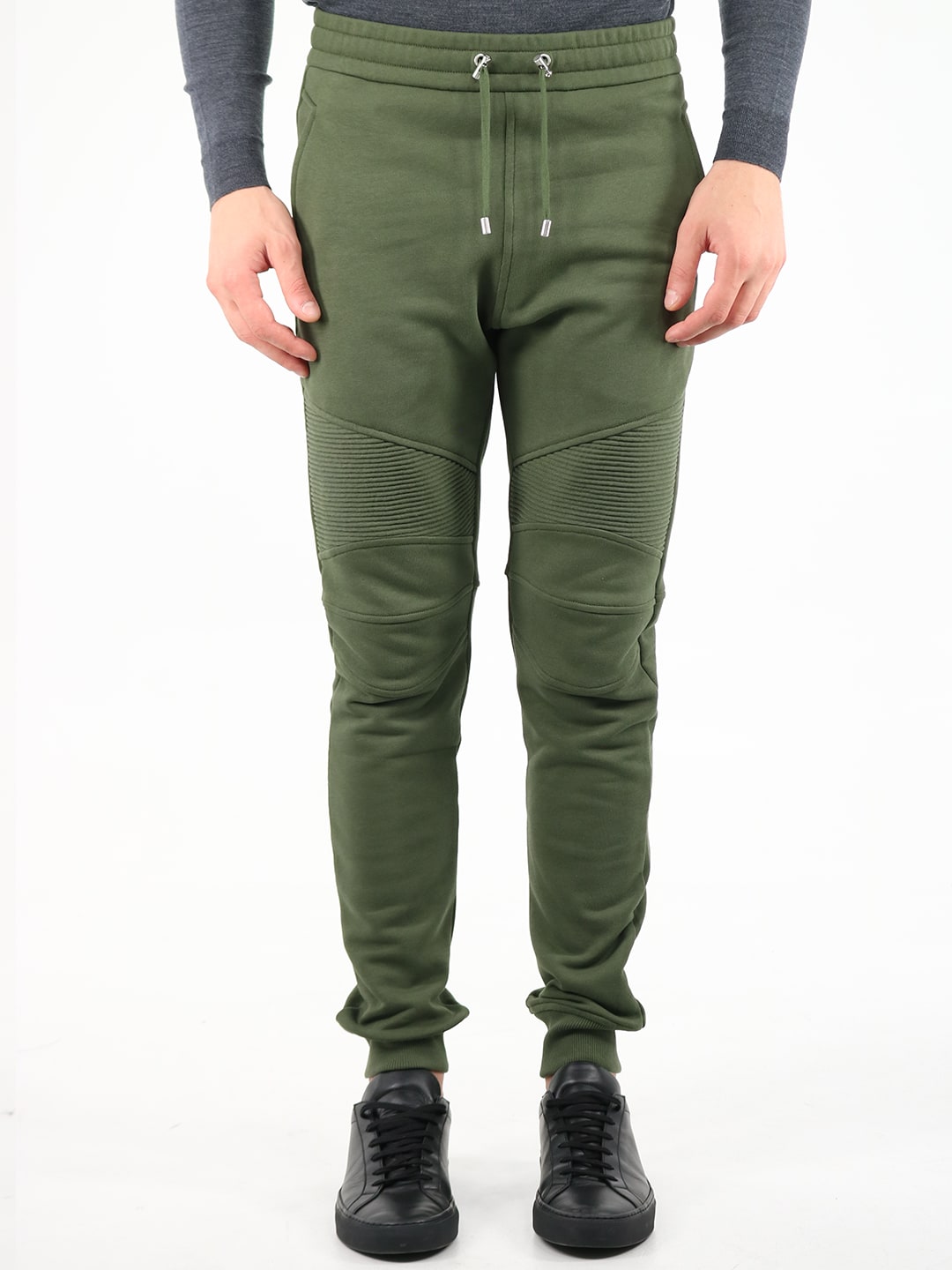 Balmain Military Green Jogging Pants