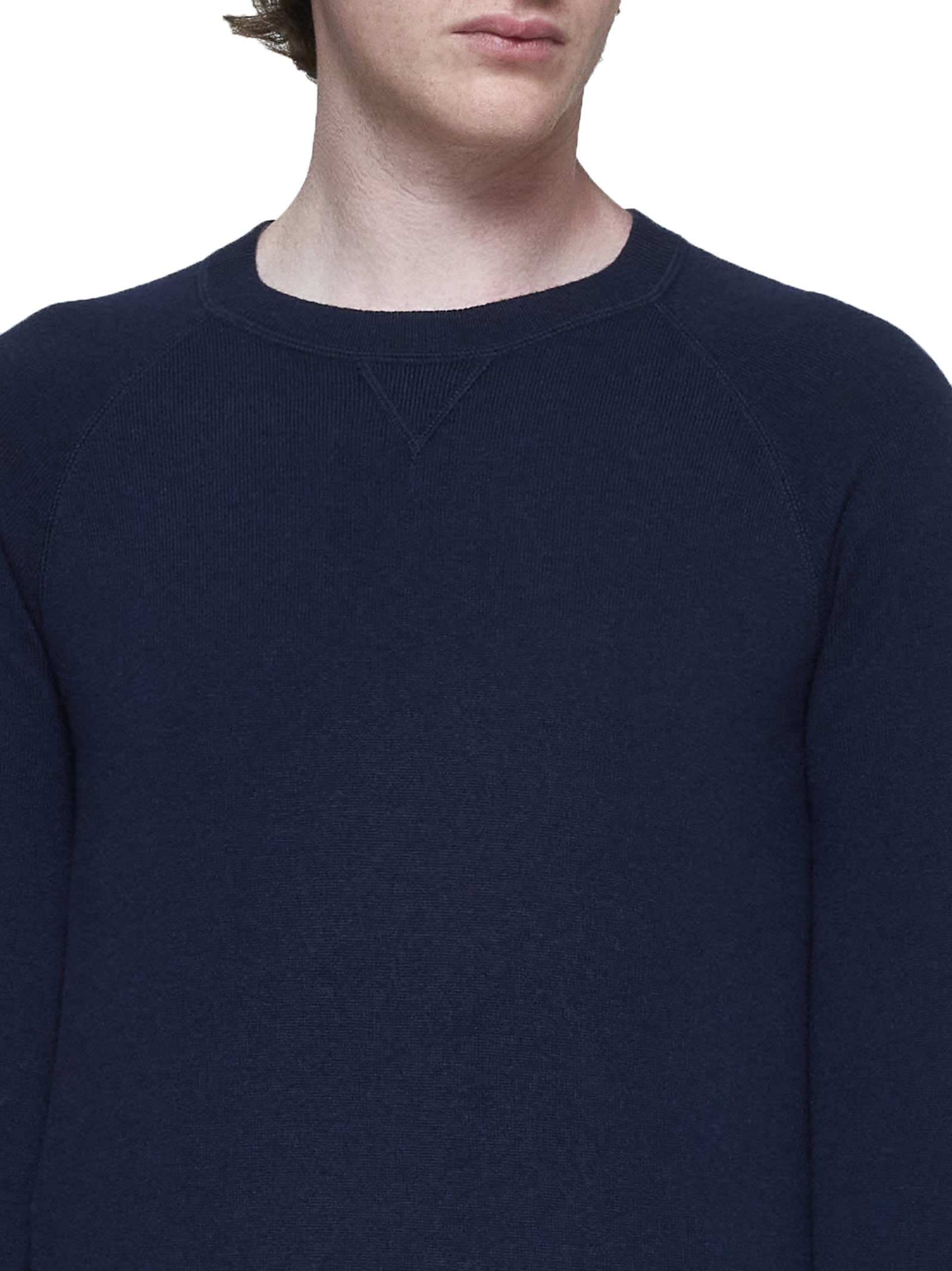 Shop Brunello Cucinelli Sweater In Blue