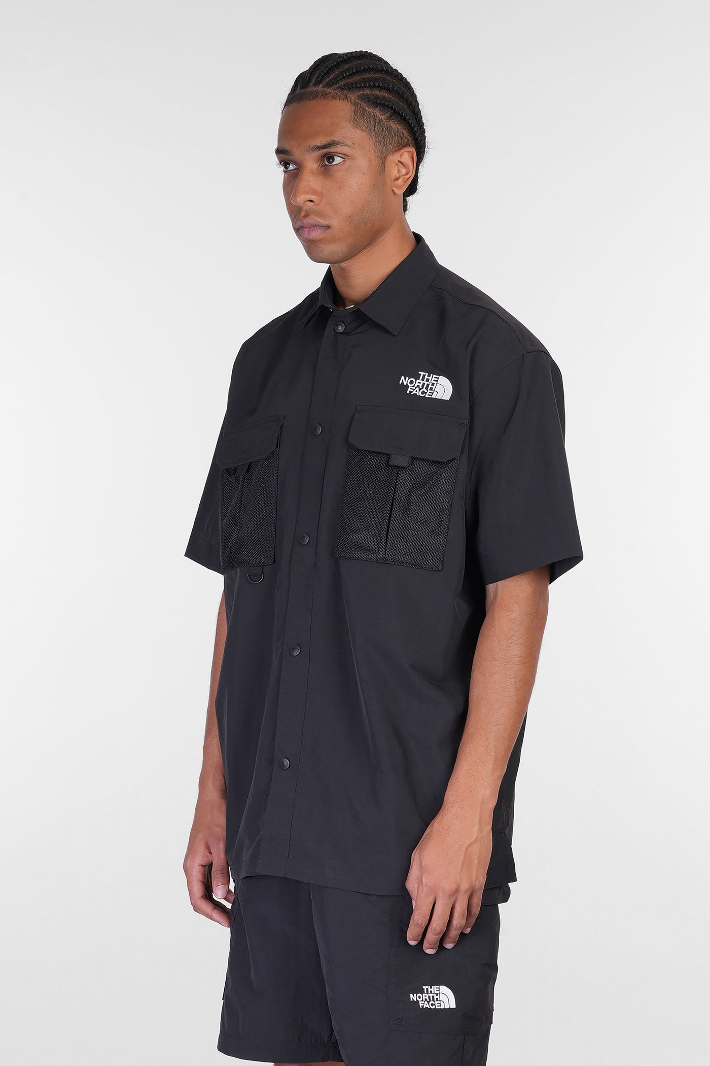 THE NORTH FACE NSE SUMMER SHIRT SHIRT IN BLACK POLYAMIDE 