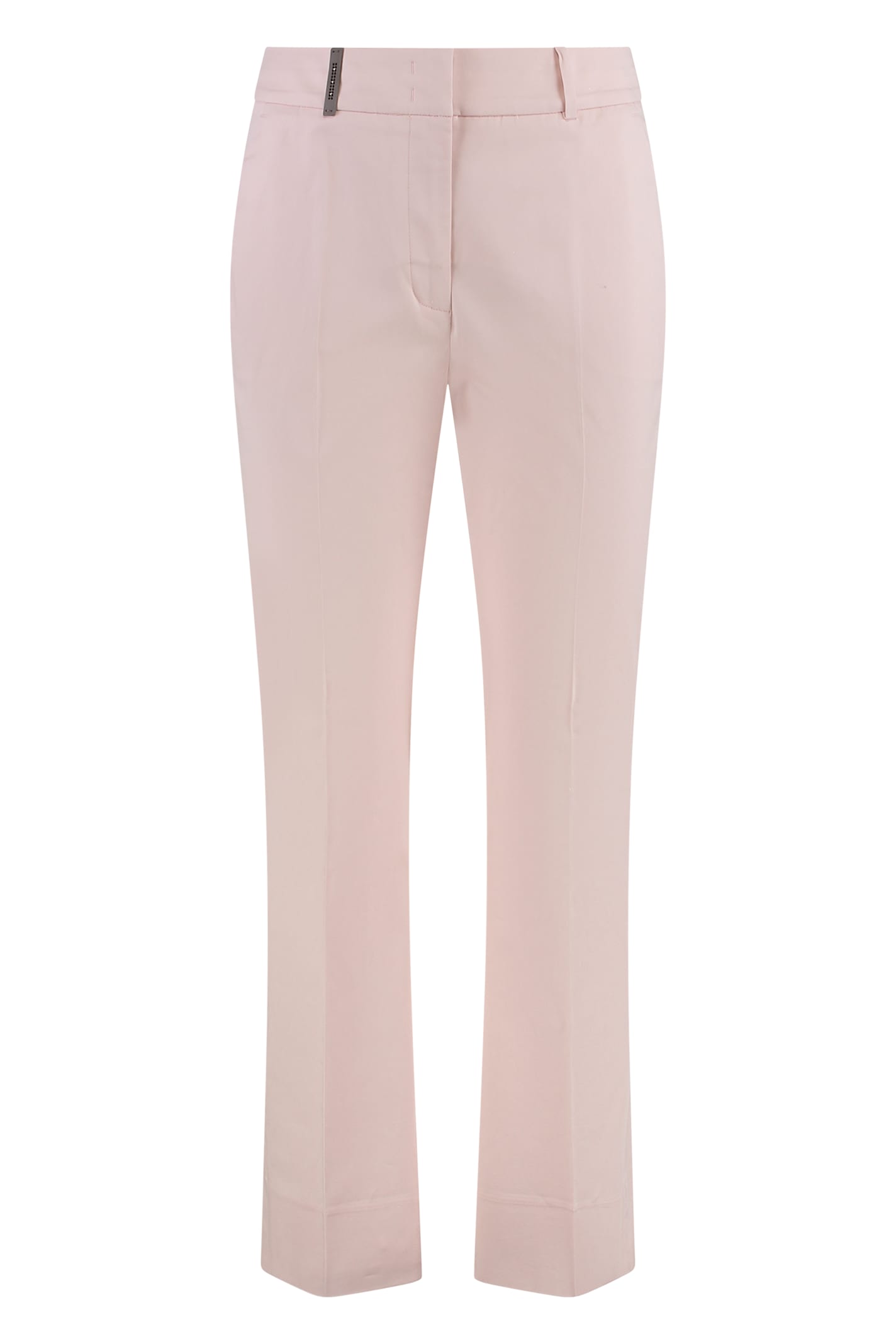 Peserico Tailored Straight-leg Trousers In Pink