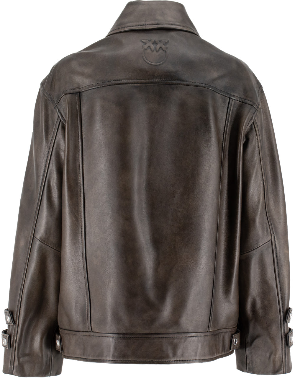 Shop Pinko Jacket In Nero Caviale