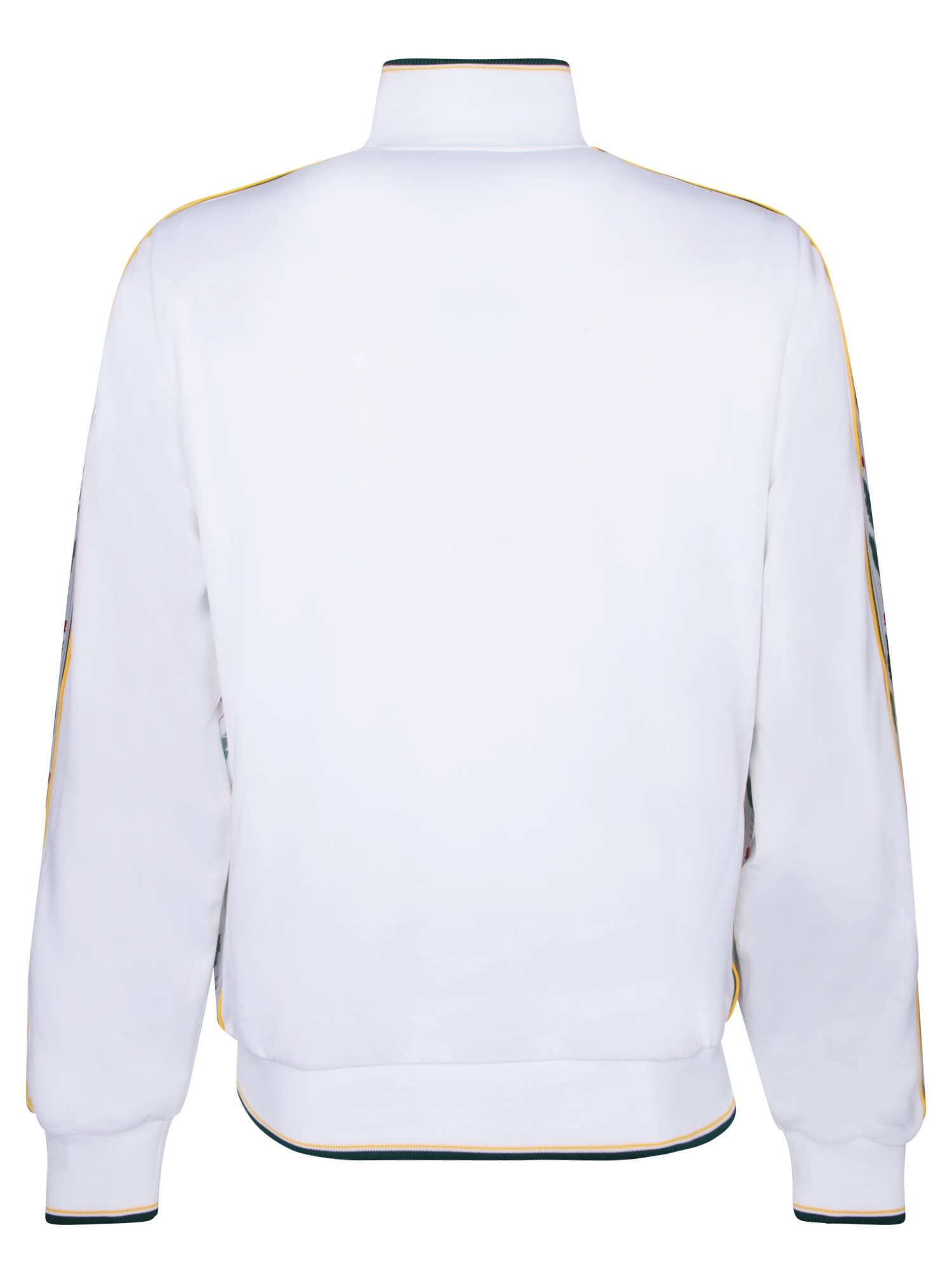 Shop Casablanca White Laurel Track Jacket