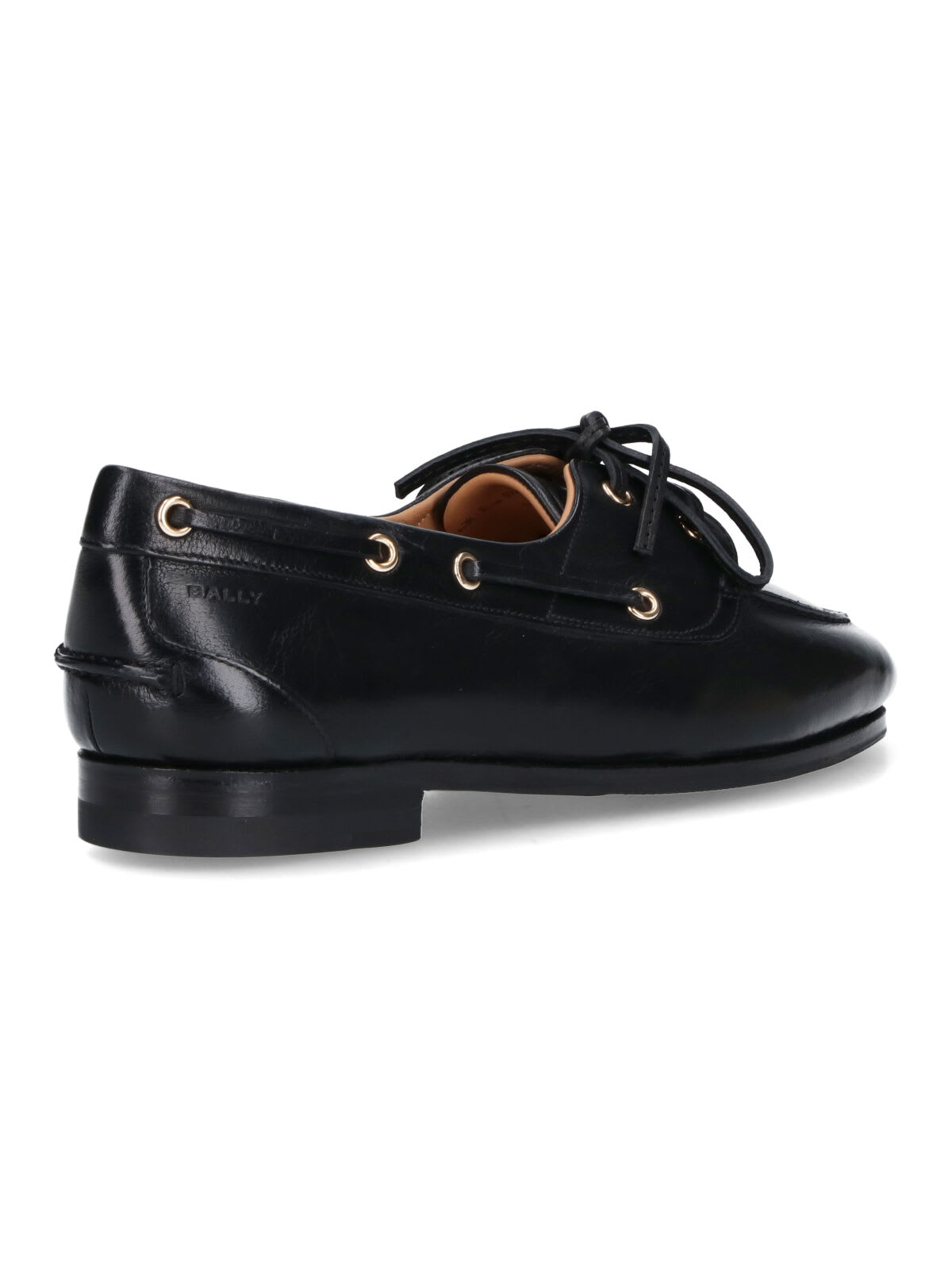 Bally Pathy Leather Derby Shoes In Black