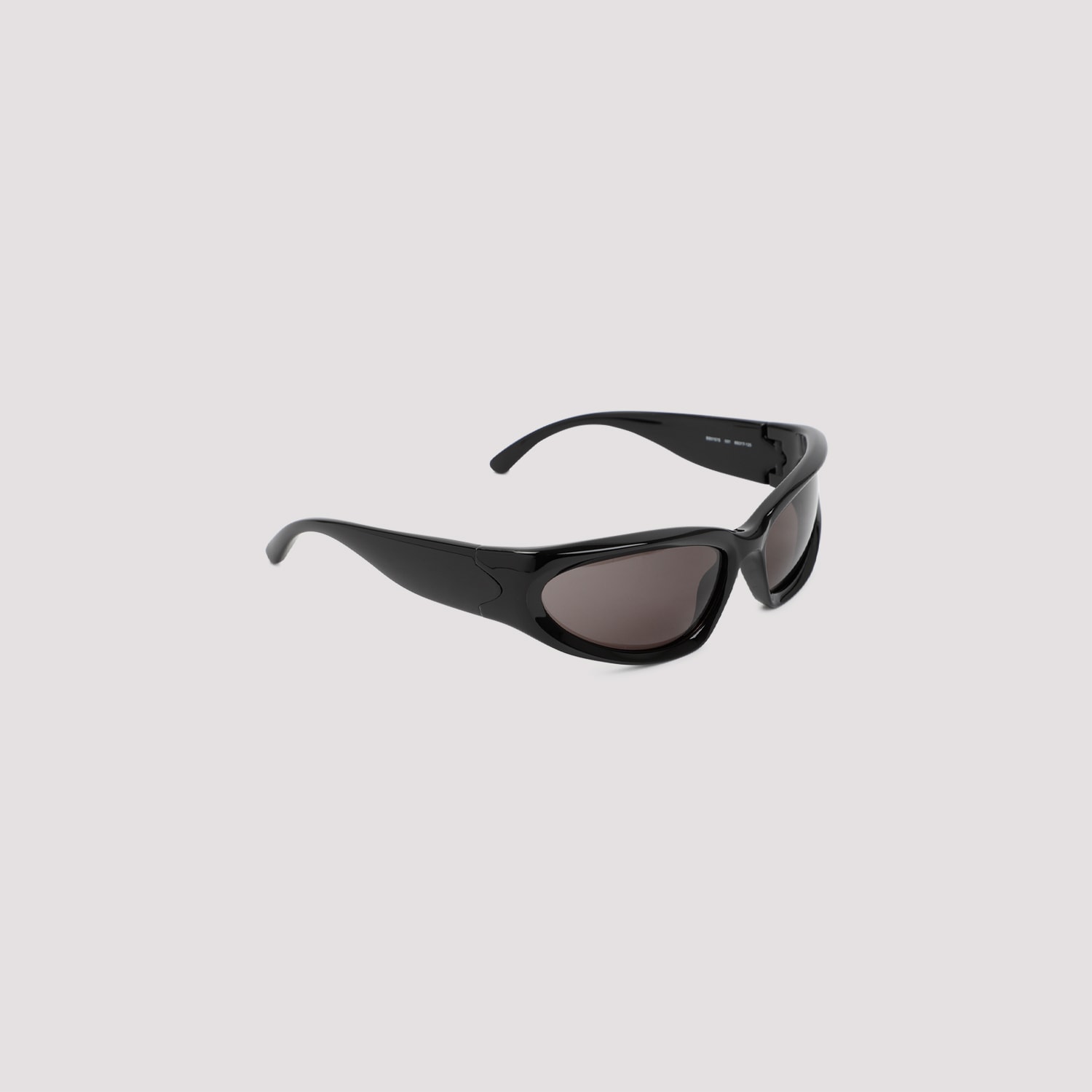 Balenciaga Swift Oval Sunglasses In Black