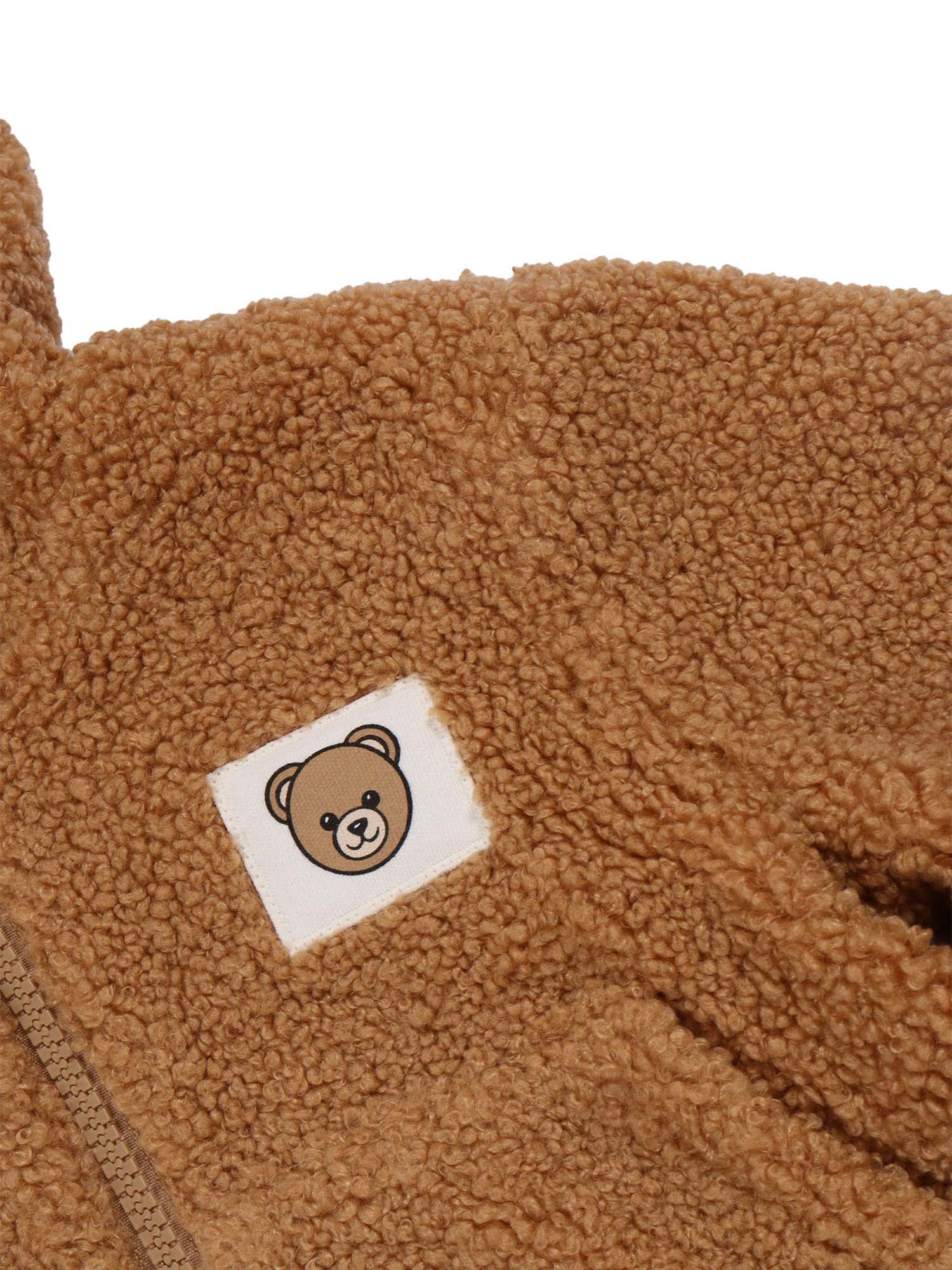 Moschino Padded Jacket In Brown