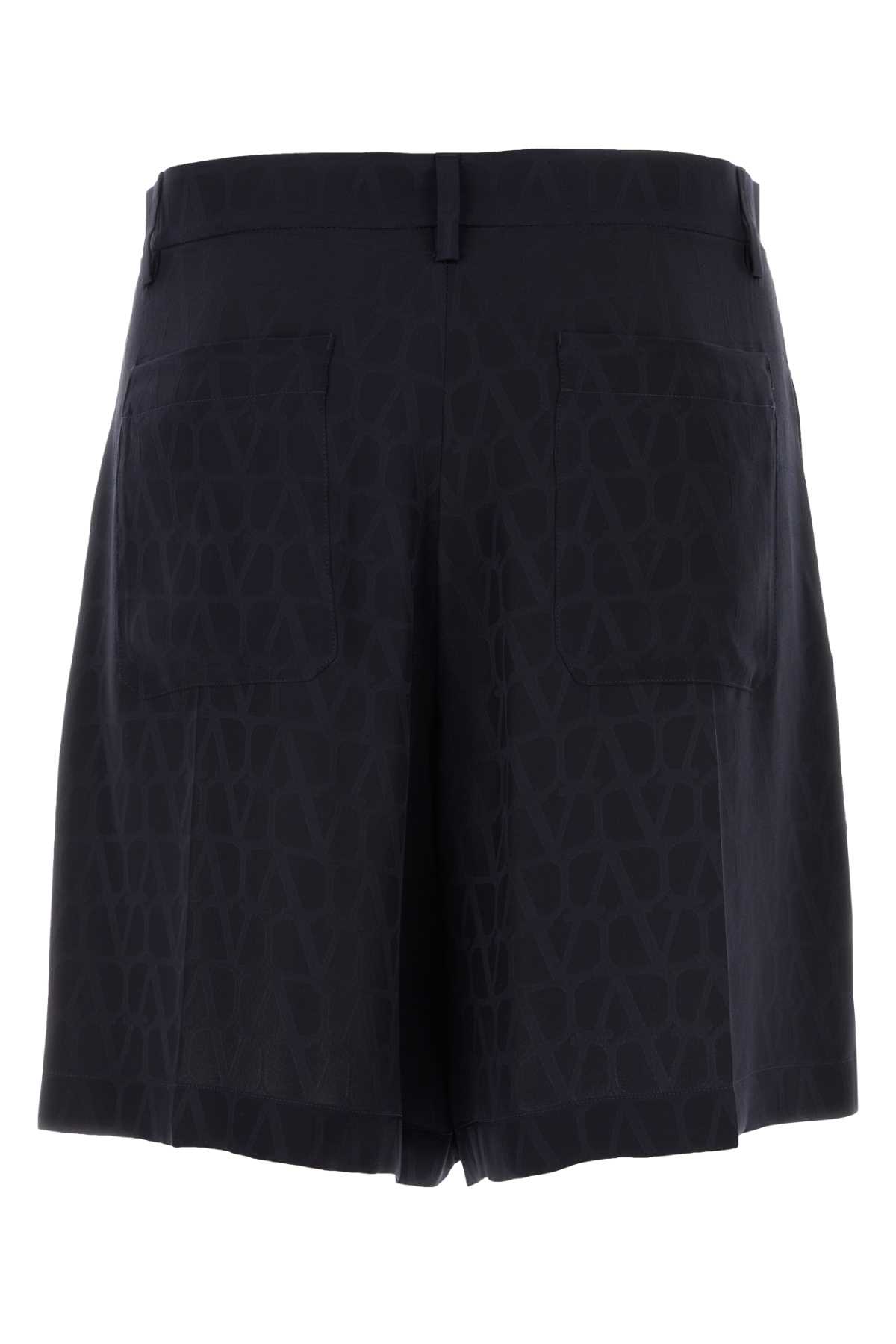 Shop Valentino Toile Iconographe Bermuda Shorts In Sttoileiconographnavynavy