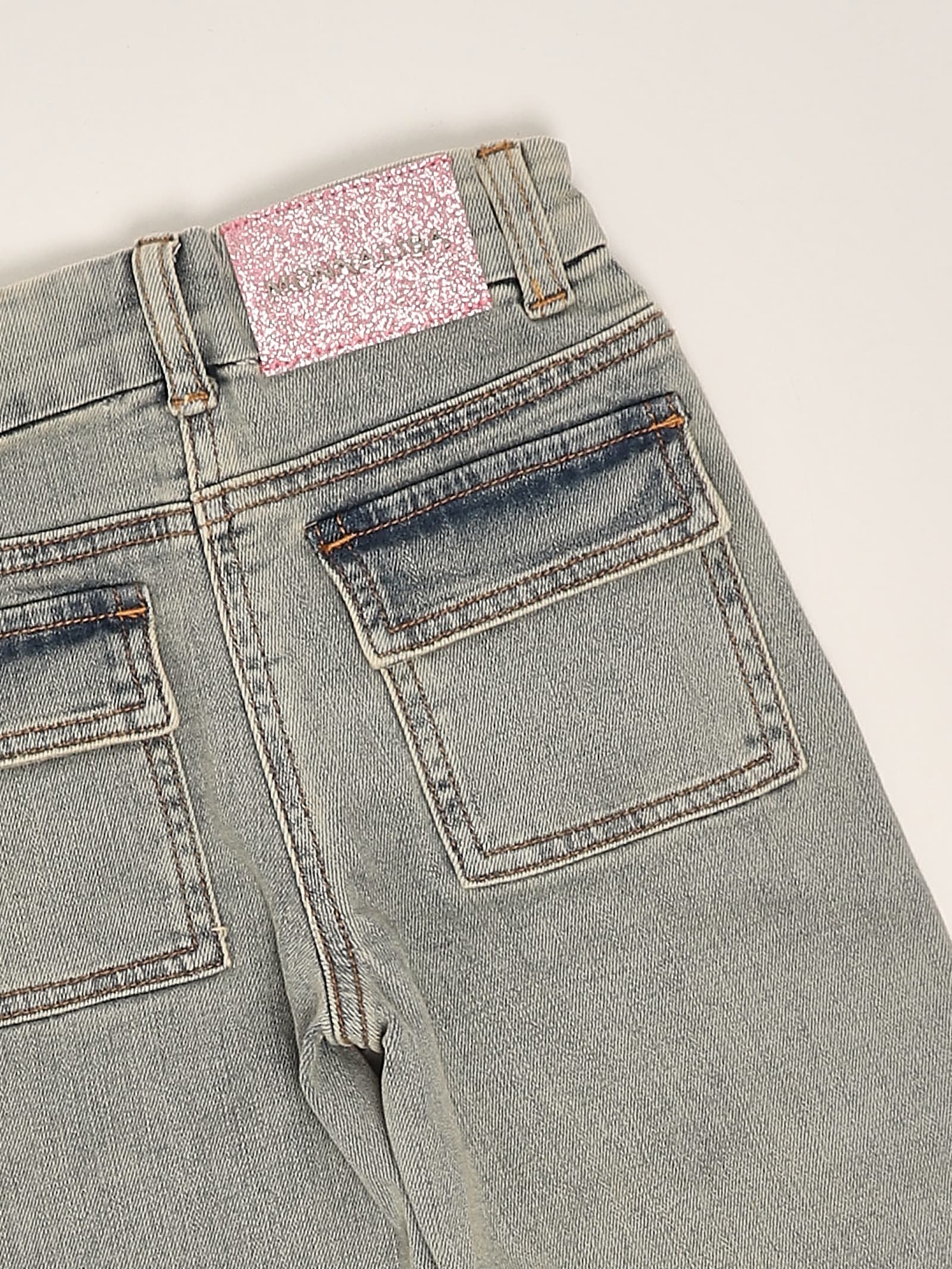 Monnalisa Jeans Jeans In Gray