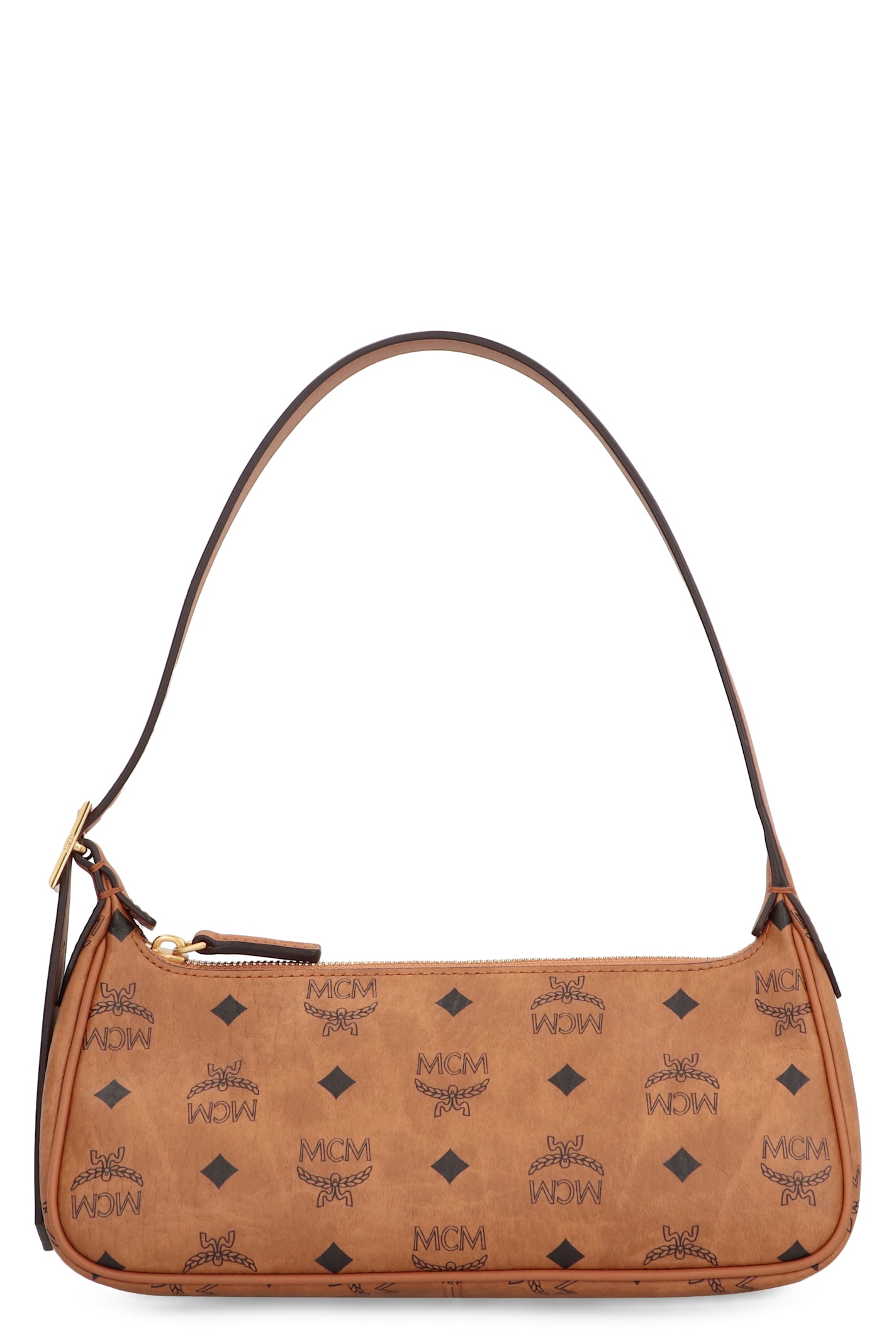 Mcm Aren Shoulder Bag In Brown