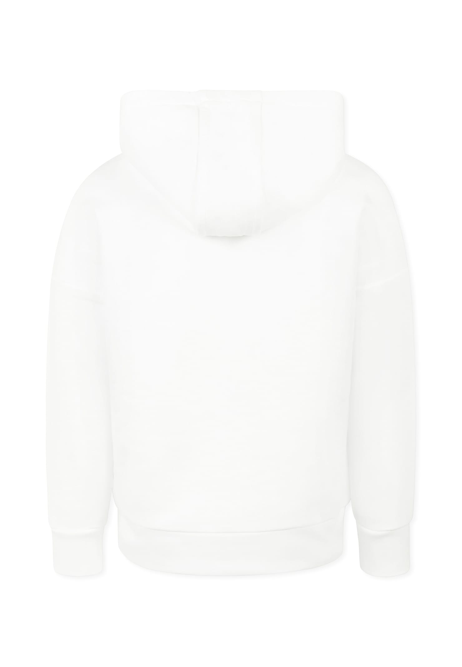 Hugo Boss White Sweatshirt For Boy With Logo In White
