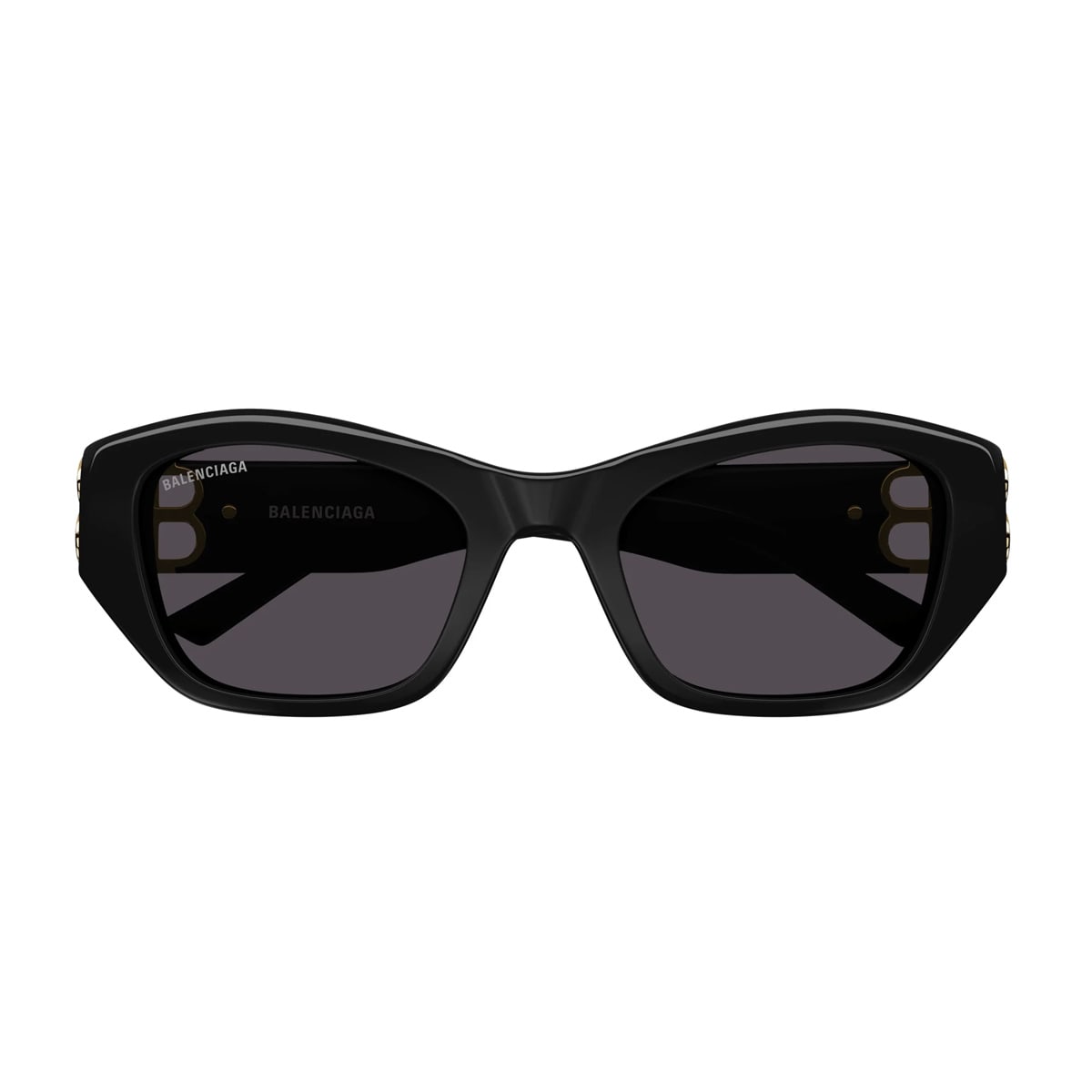 Shop Balenciaga Bb0311sk 001 Sunglasses Sunglasses In 001 Black Black Grey