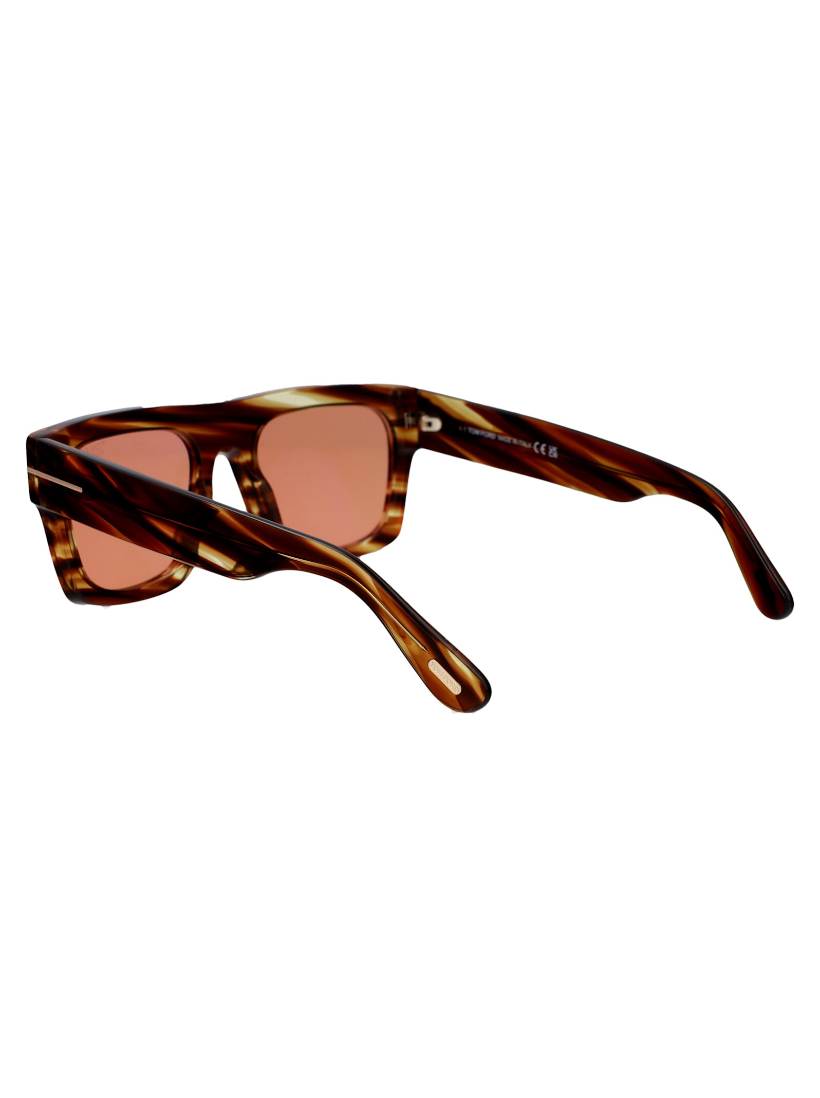 Shop Tom Ford Ft0711/s Sunglasses In Orange Havana