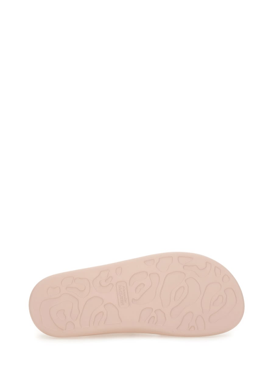 Alexander Mcqueen Oversize Hybrid Sandal In Nude