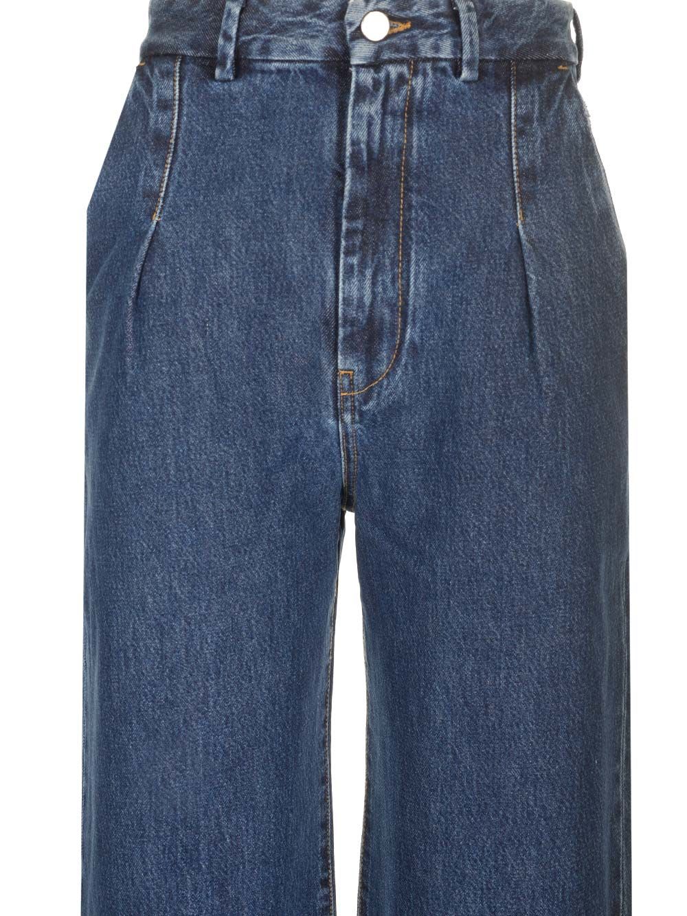 LOULOU STUDIO STRAIGHT LEG JEANS