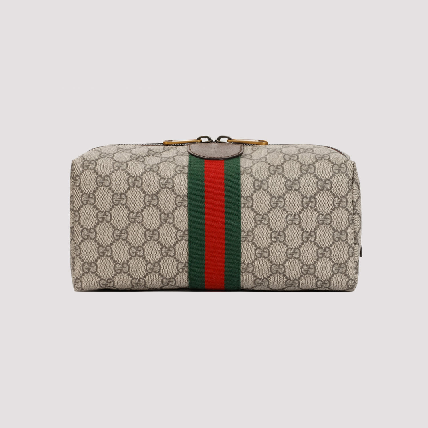 Shop Gucci Toiletry Case In B.eb N.acero