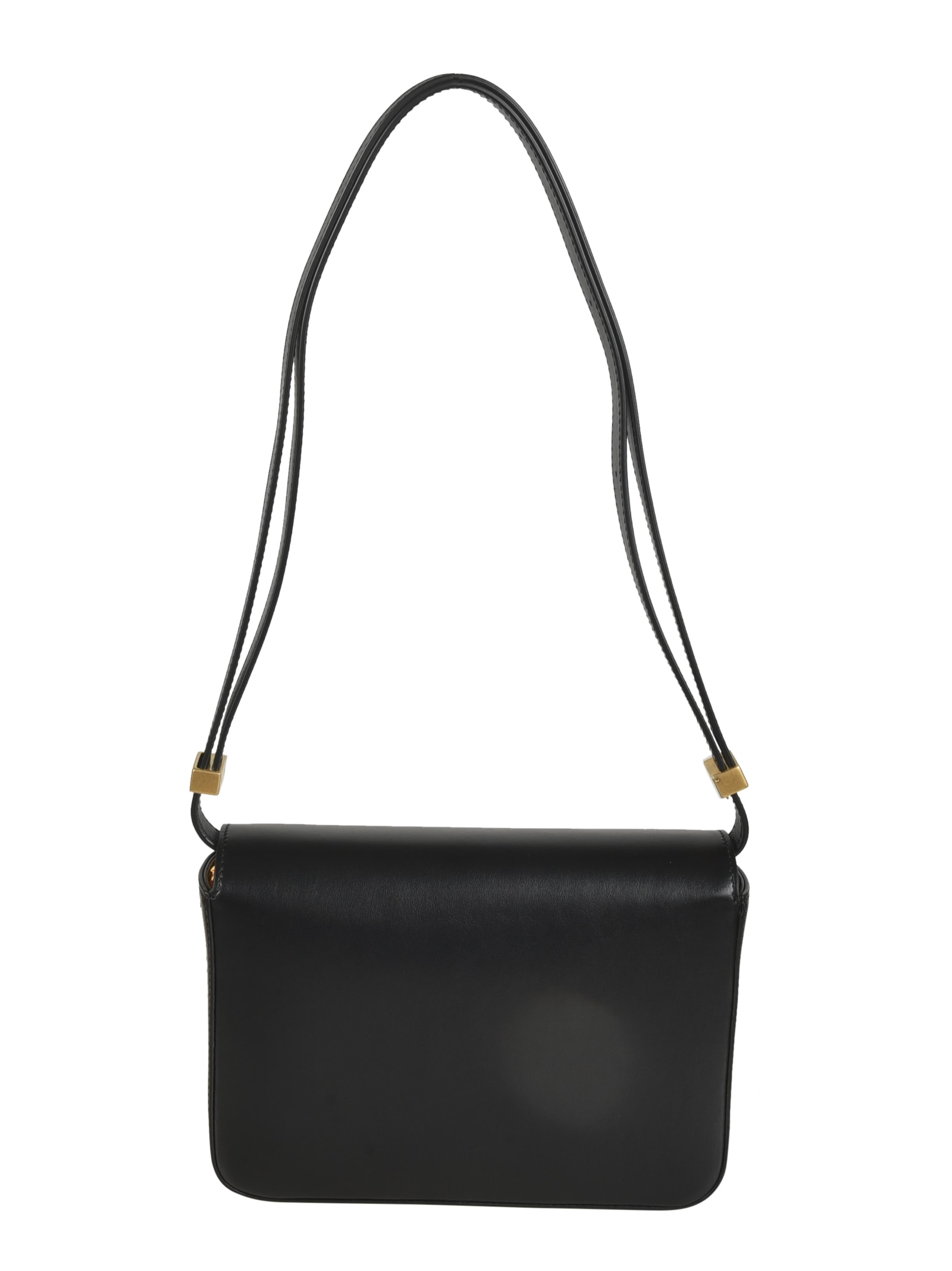 Shop Tod's Logo Flap Shoulder Bag In B999