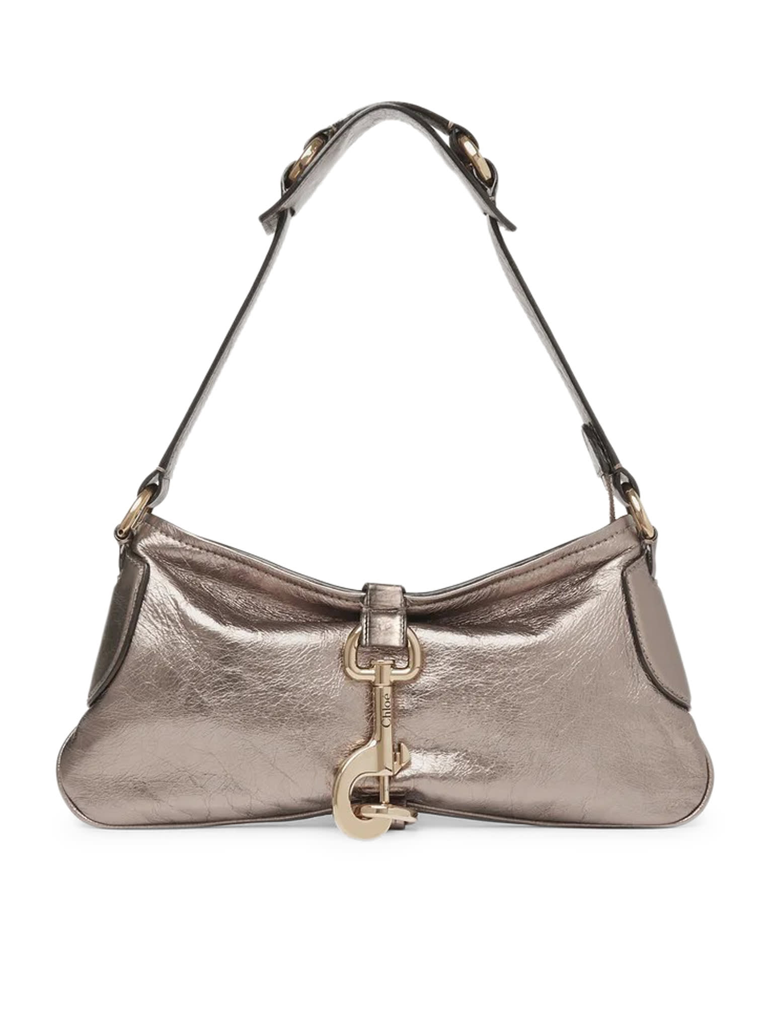 Chloé Kerala 25 Metallic Leather Shoulder Bag