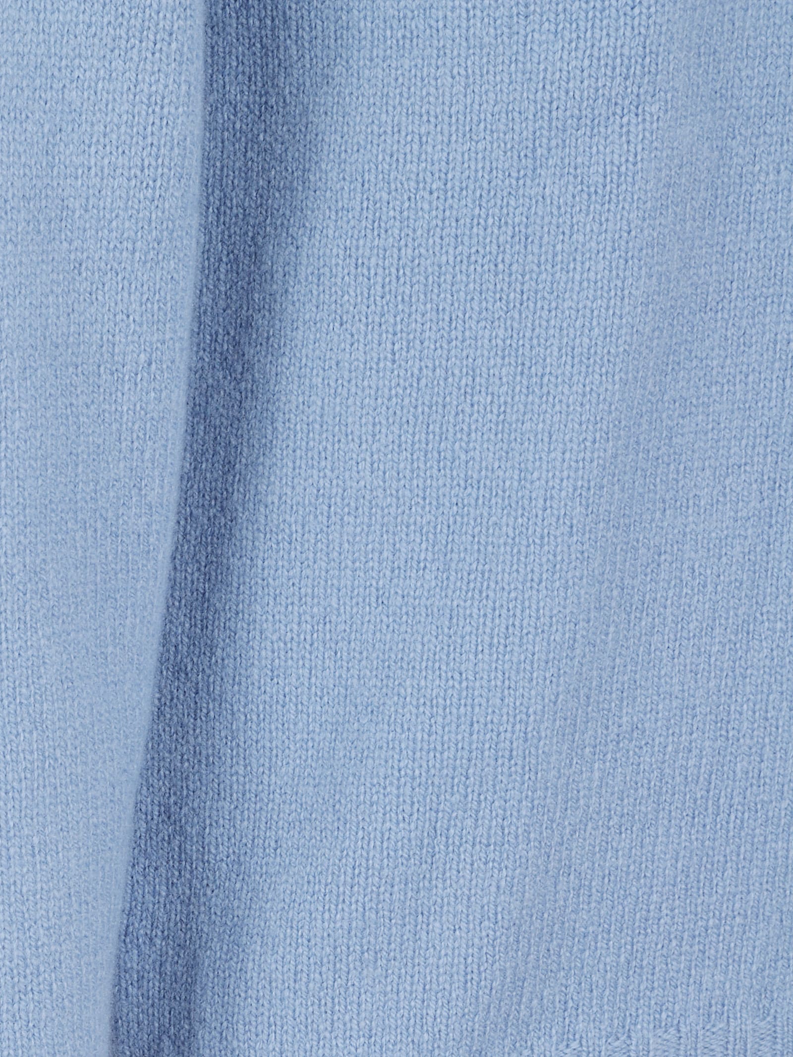 Drumohr Turtleneck Thin Wool Long Sleeves Sweather In Blue