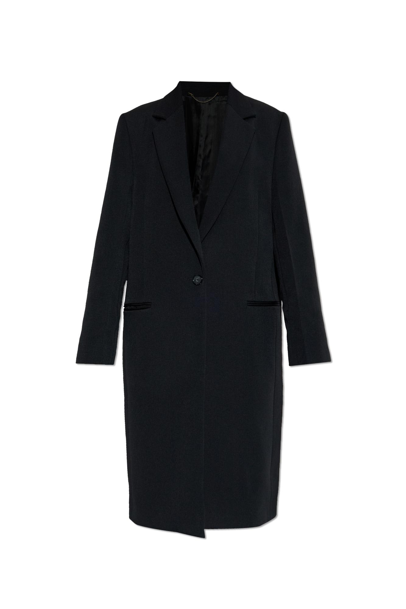 Totême Toteme Coat With Single Vent In Black